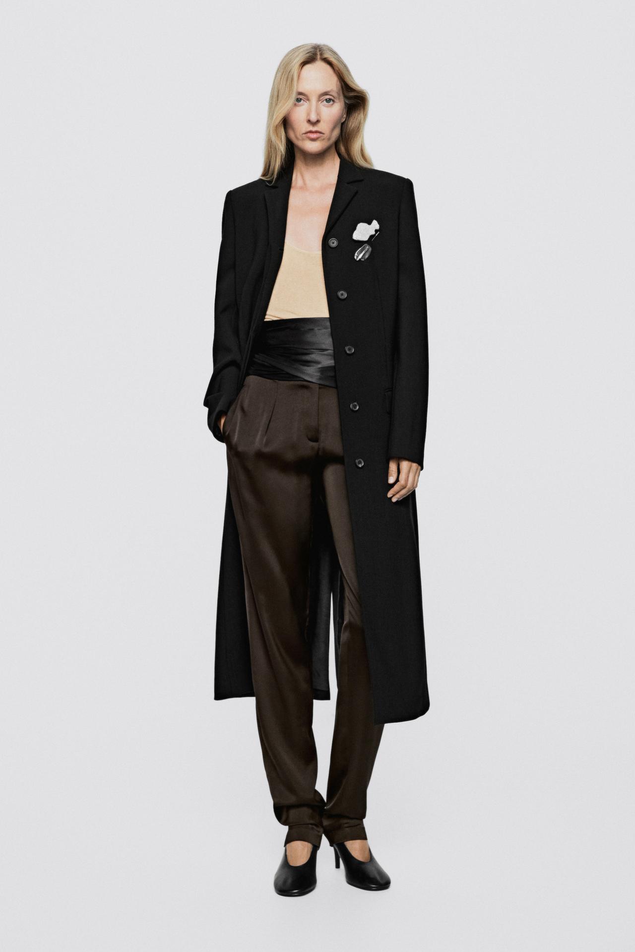 Satin slim fit pants - LIMITED EDITION — BROWN