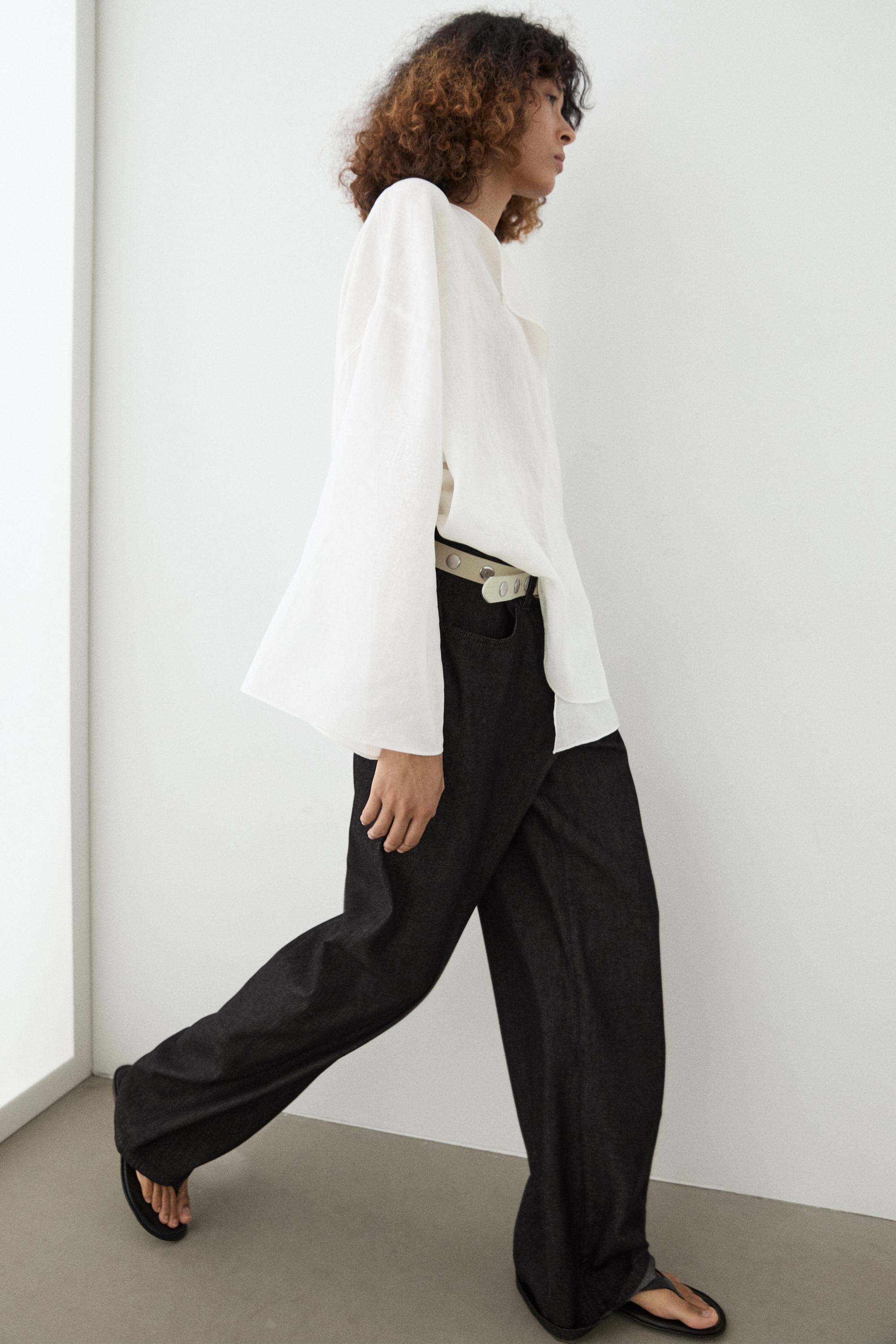 Barrel fit jeans — BLACK