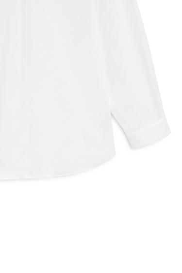Oversize poplin high-neck shirt - LIMITED EDITION — WHITE 8