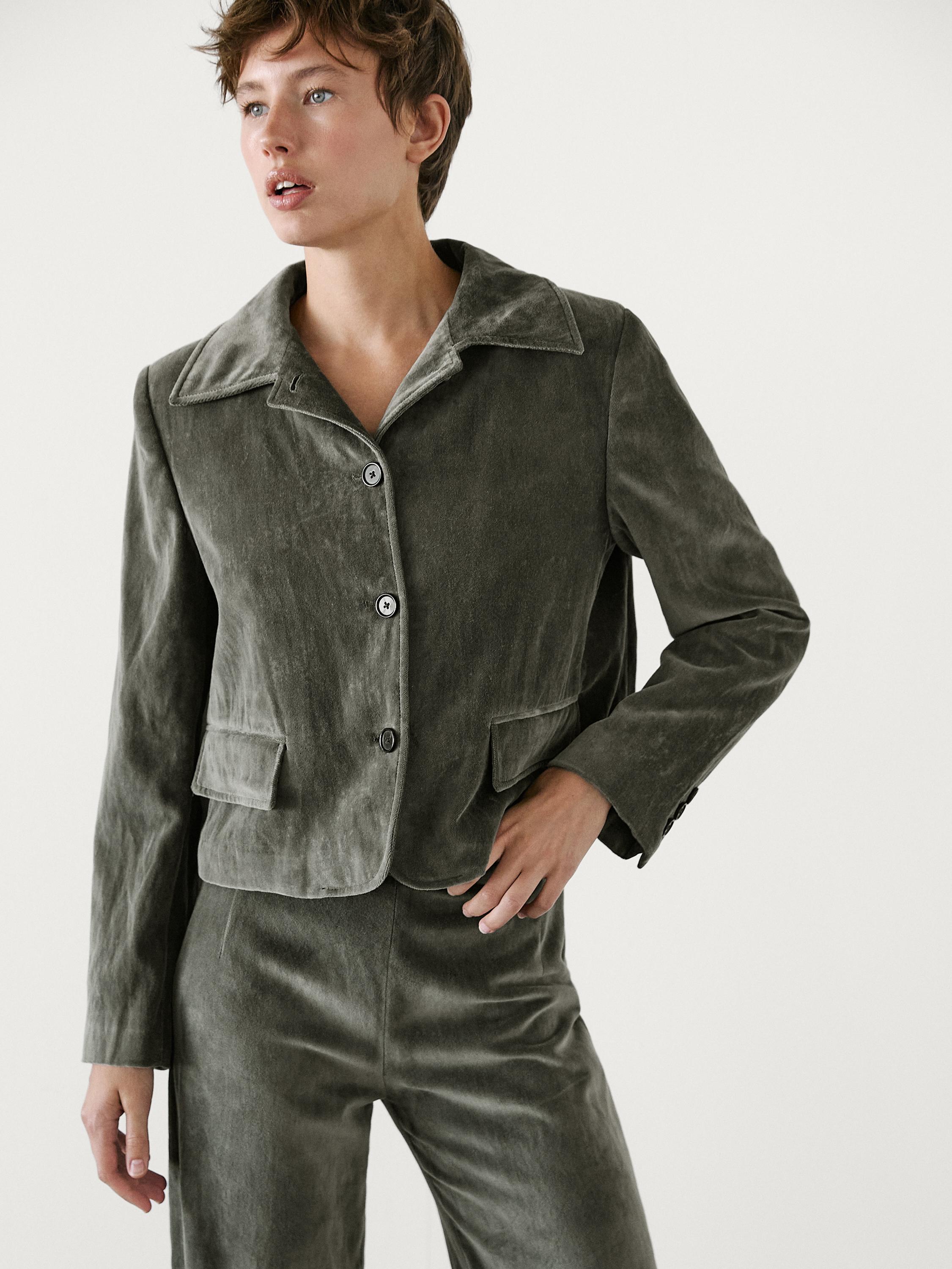 Green jackets for women Massimo Dutti