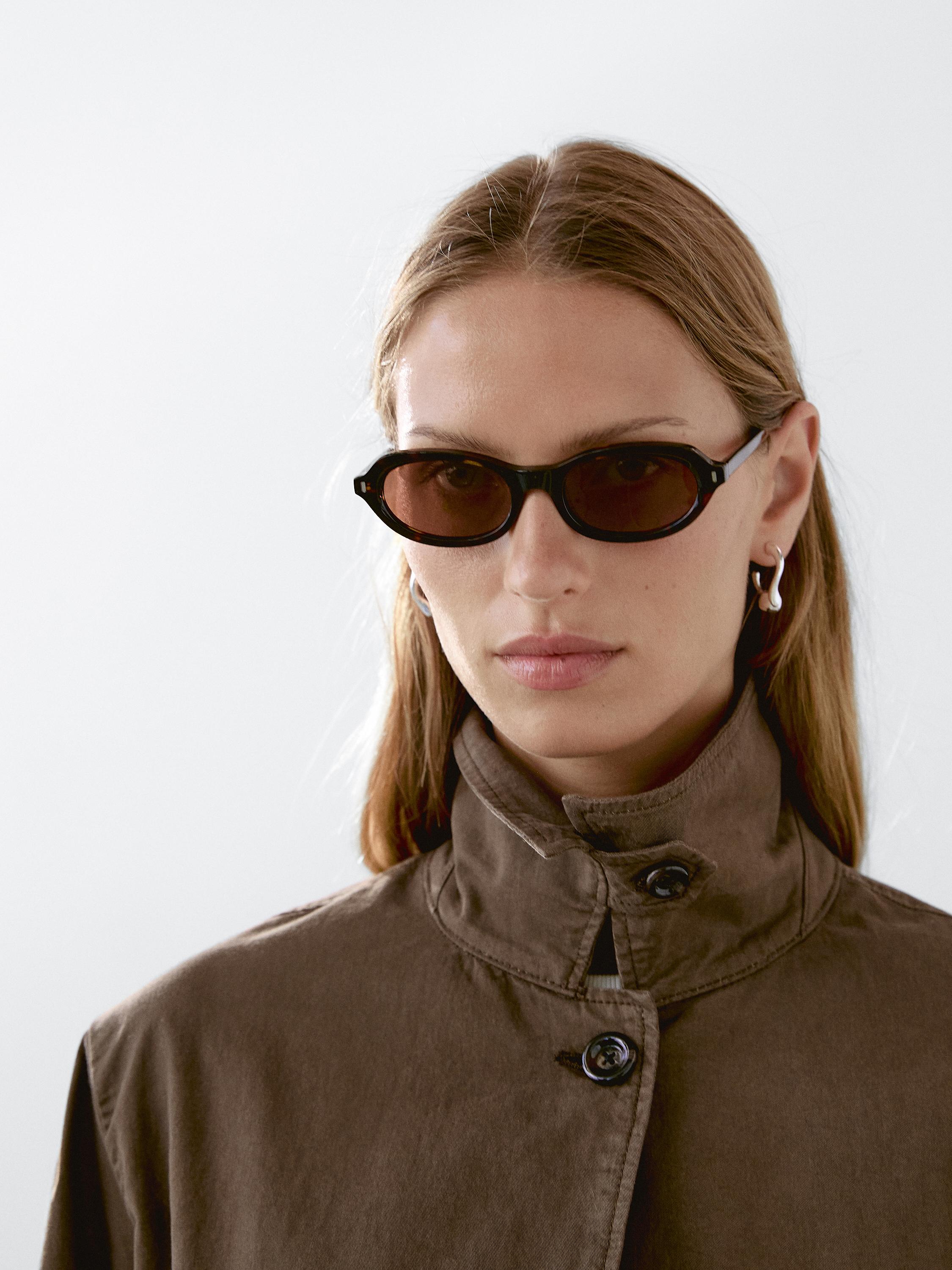 Cotton blend trench coat