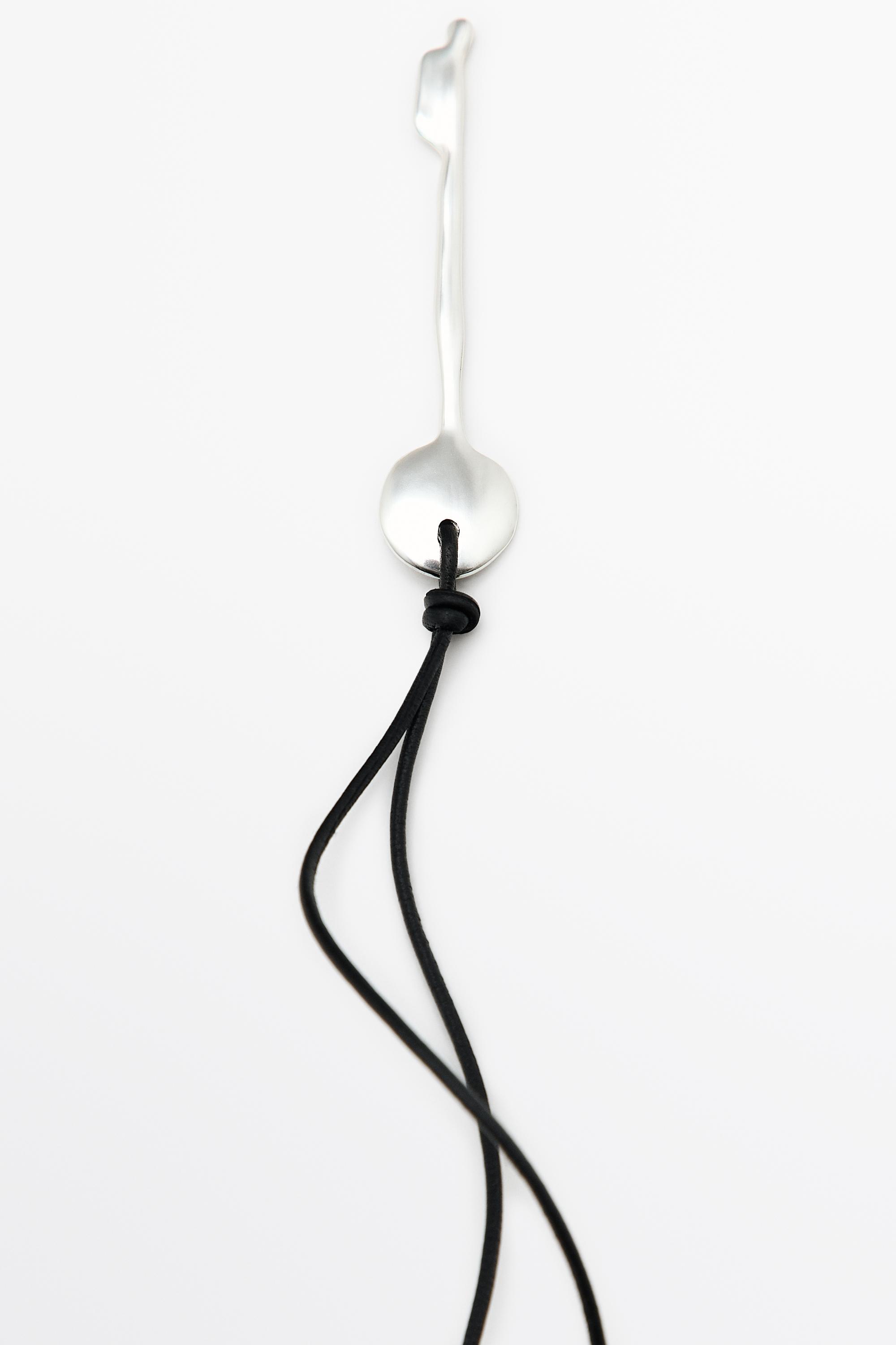 Key pendant necklace — SILVER