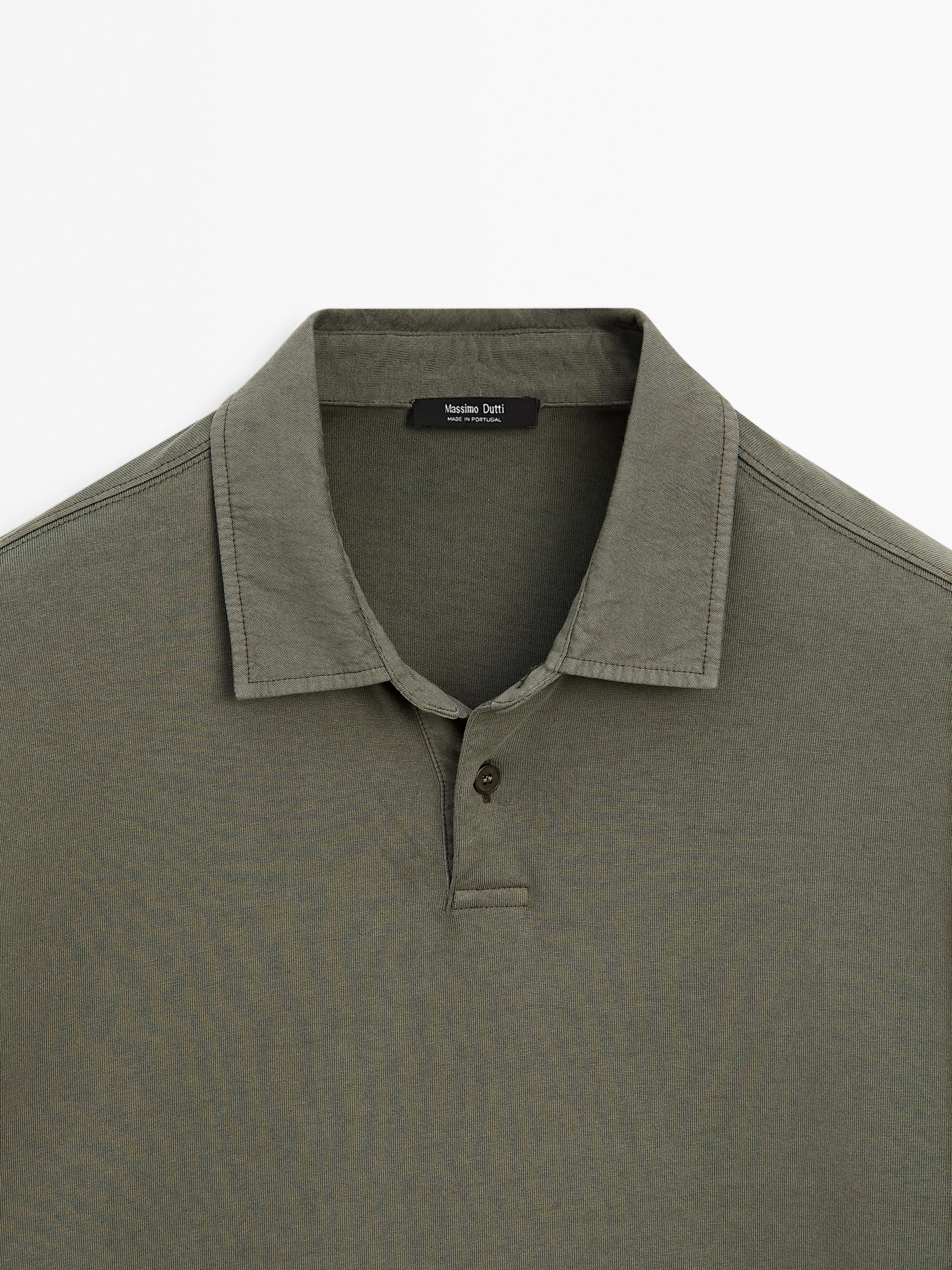 Polo efecto desgastado 100% algodón