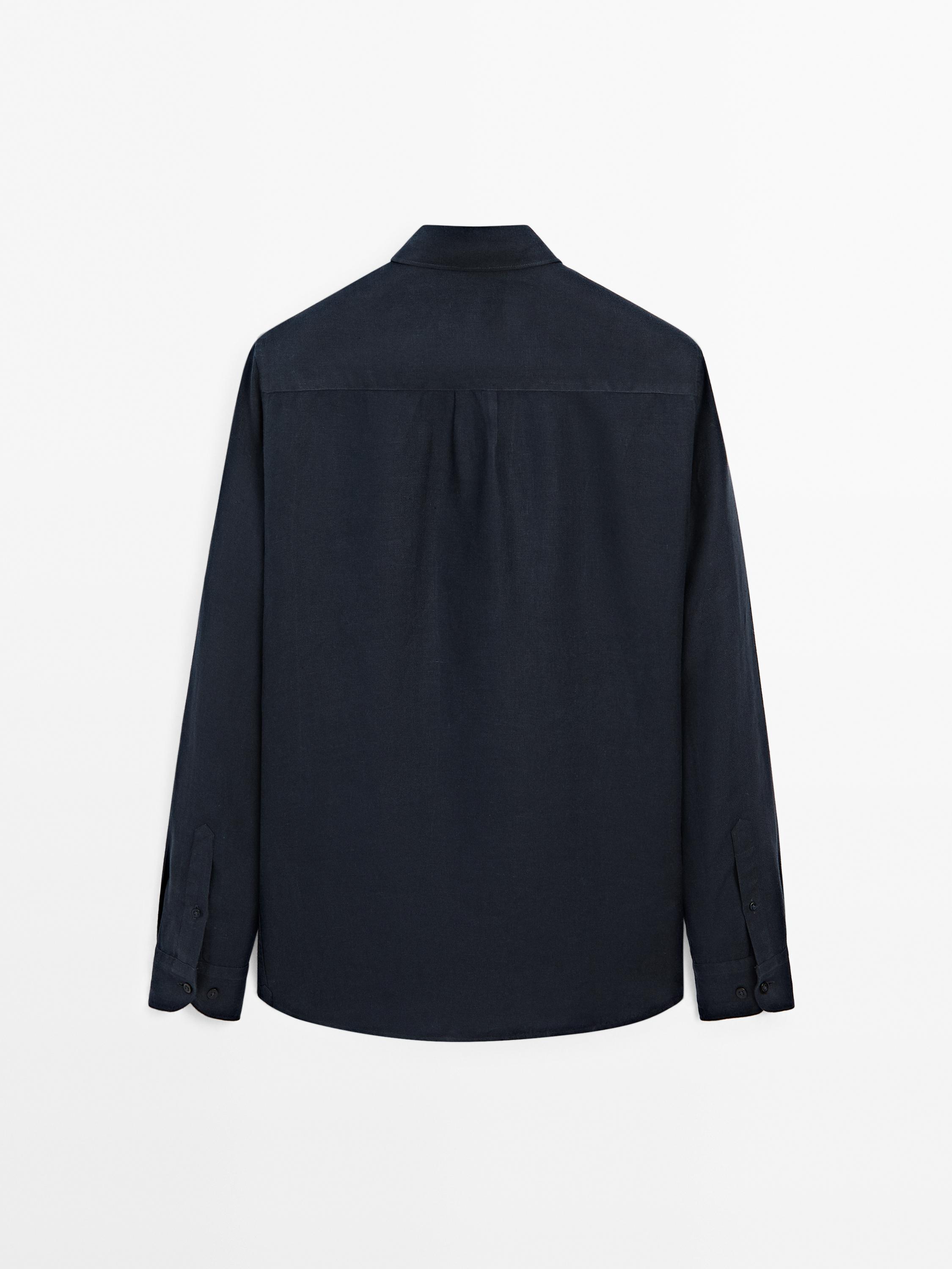 100% linen regular fit shirt