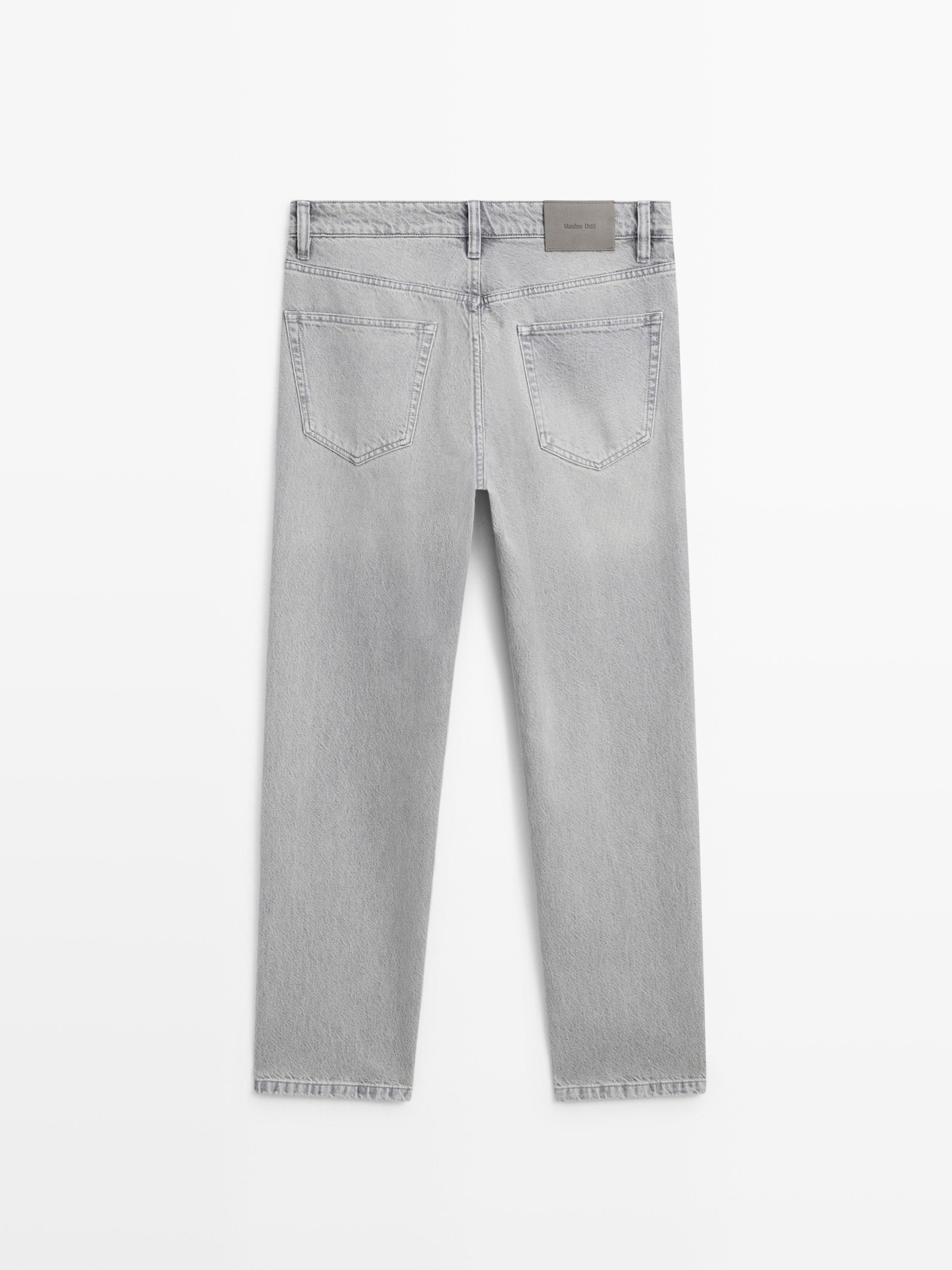 Tapered fit jeans — GREY