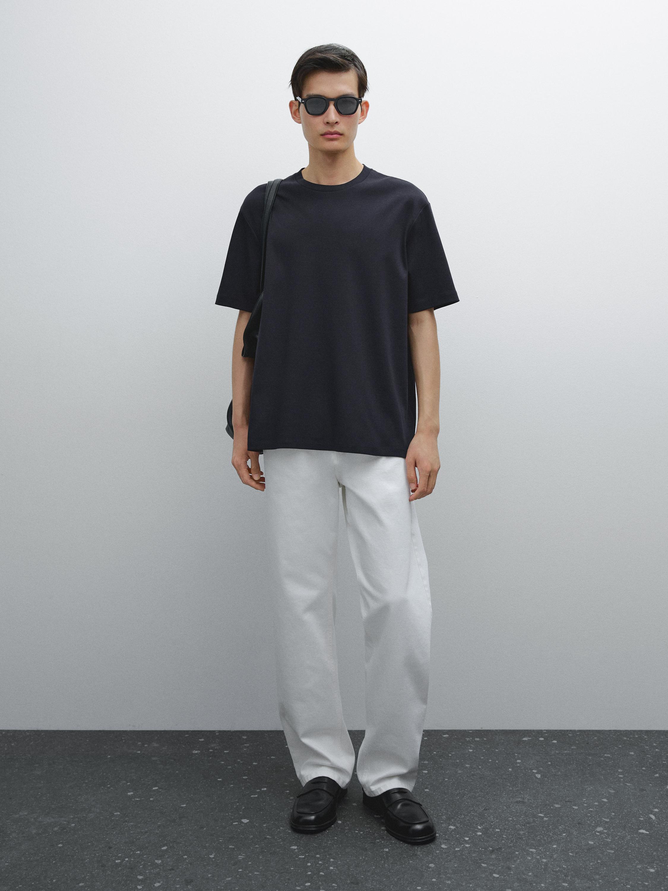 100% mercerised cotton T-shirt