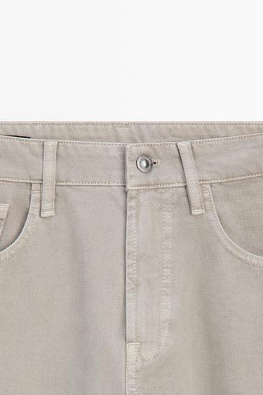 Tapered-fit denim-effect pants — STONE 4