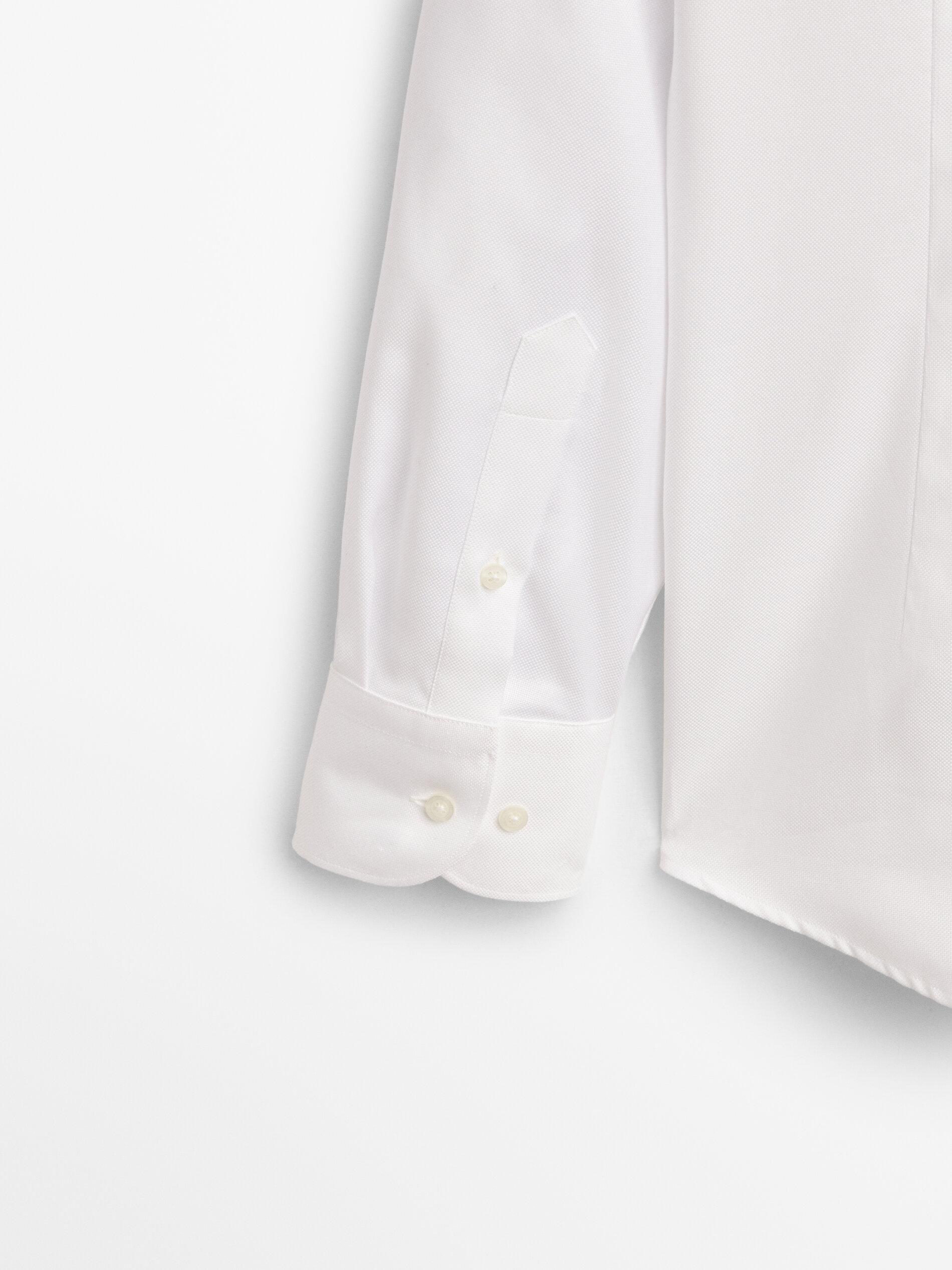 Slim fit easy iron Oxford shirt