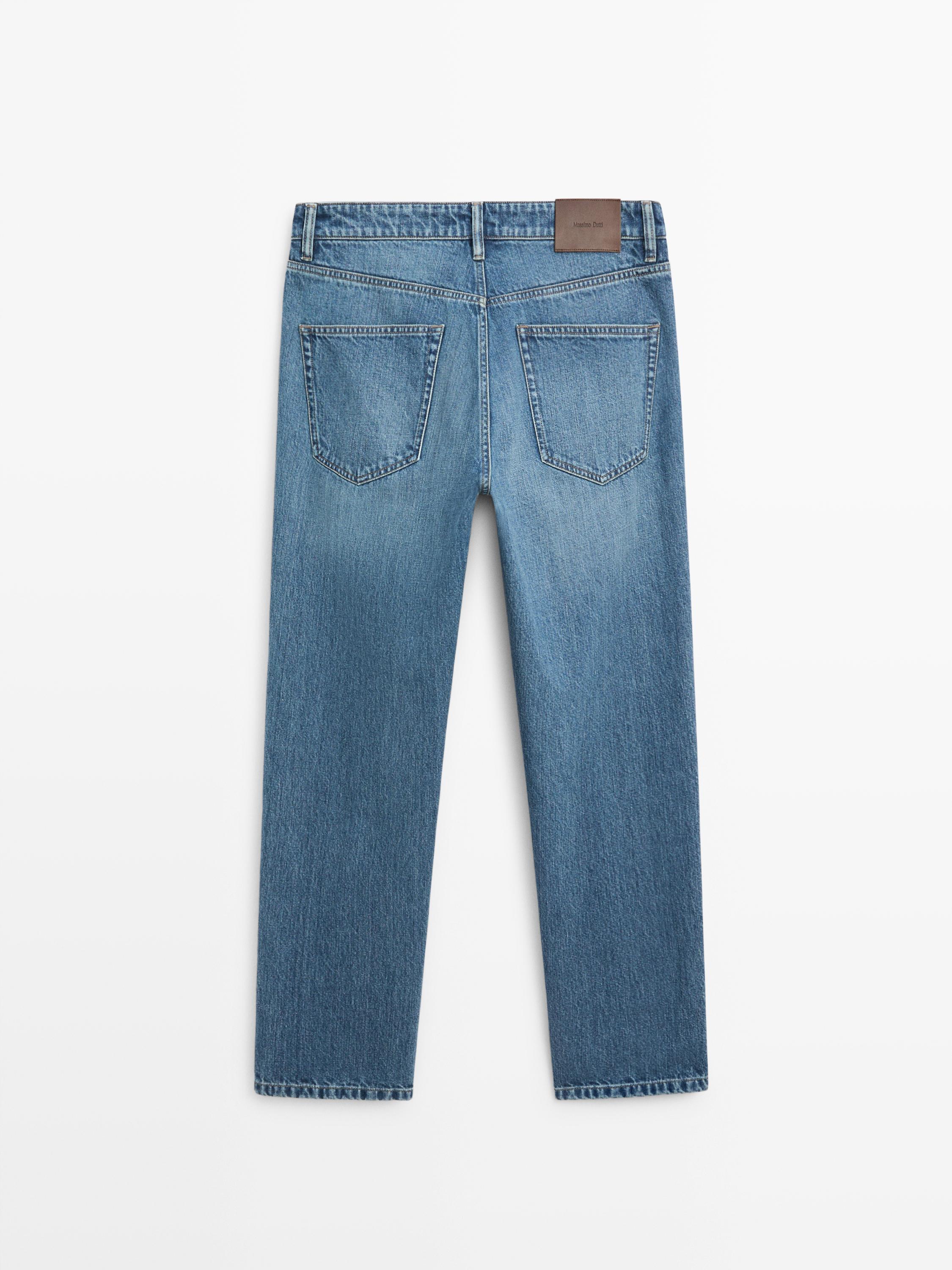 Tapered fit jeans — INDIGO