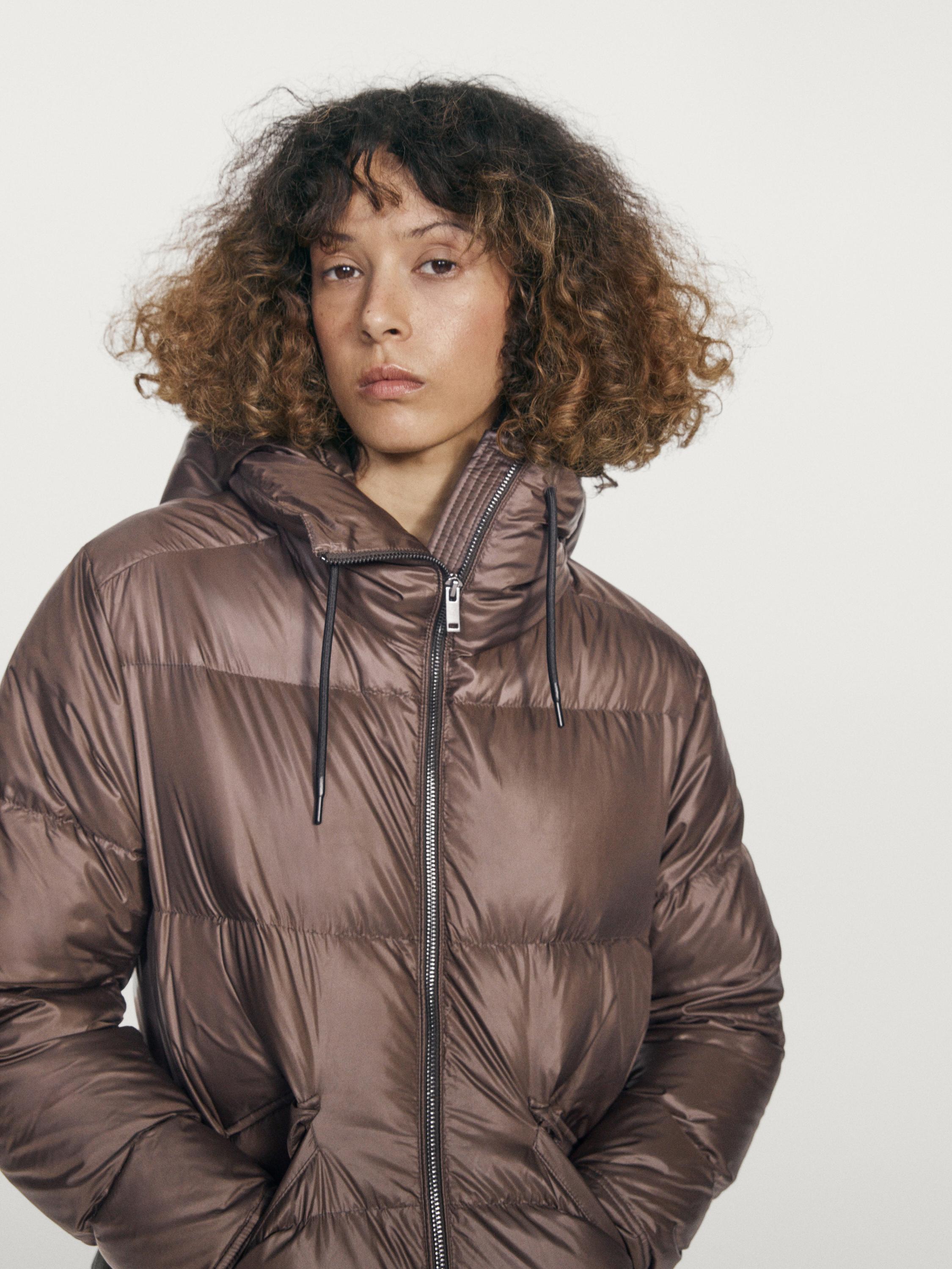 Chaqueta plumífero shiny water repellent