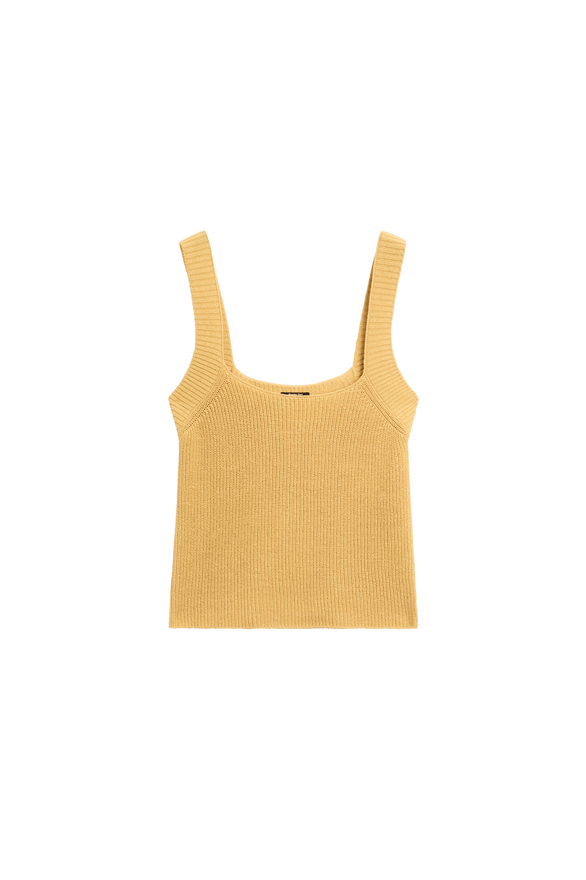 Massimo Dutti Askılı fitilli triko üst görsel 6