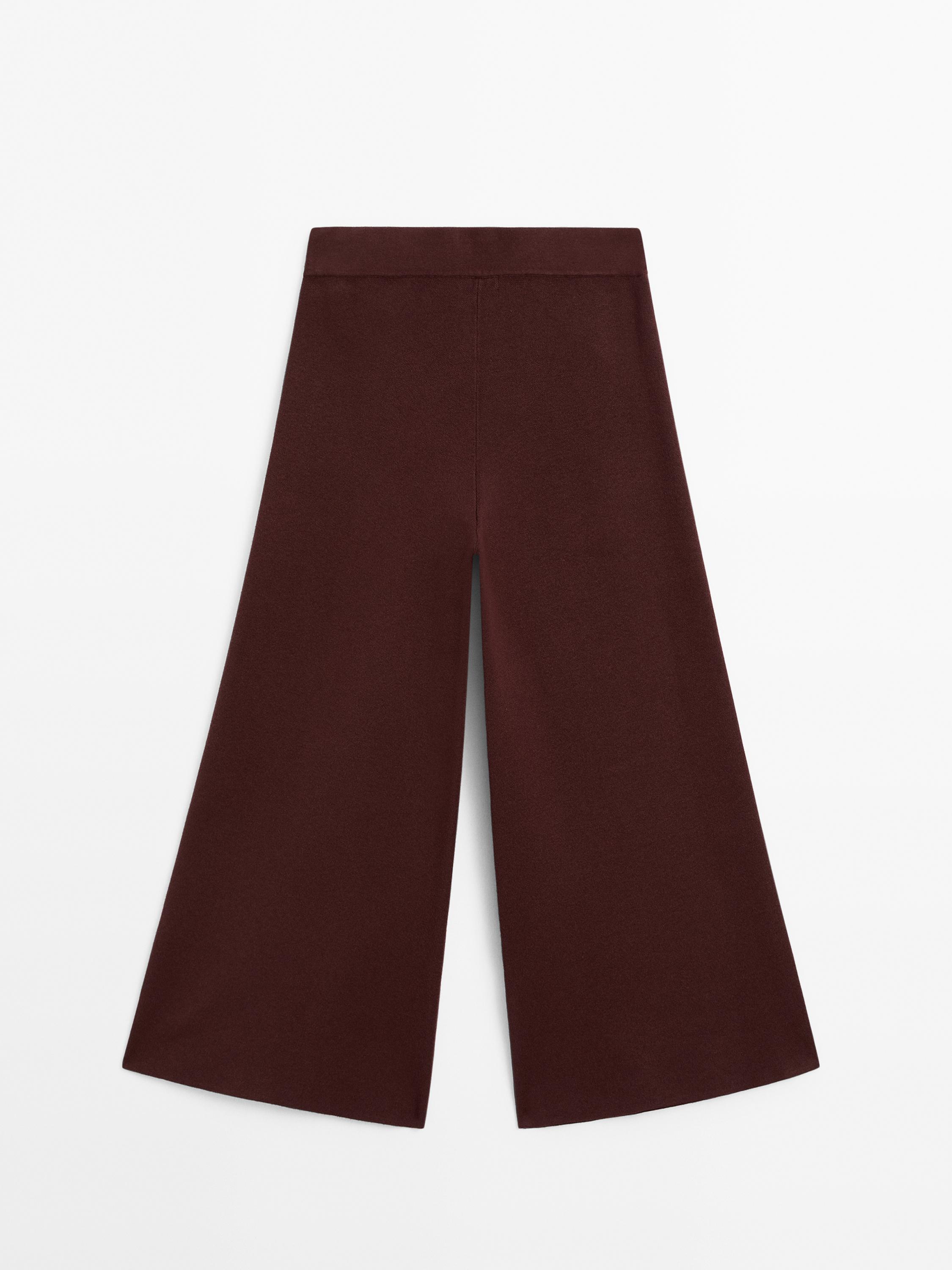 Cropped co-ord trousers