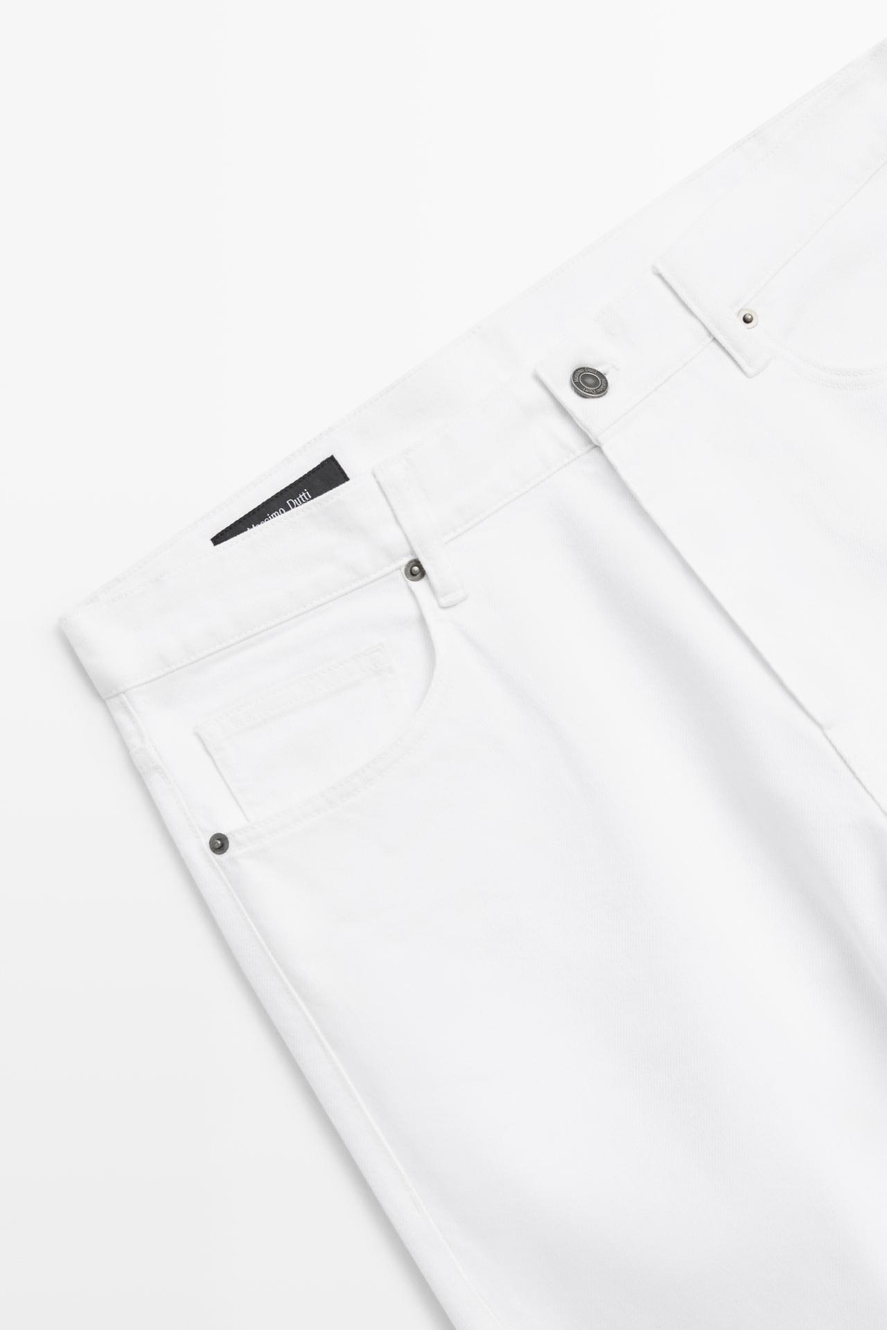 Straight-leg jeans — WHITE