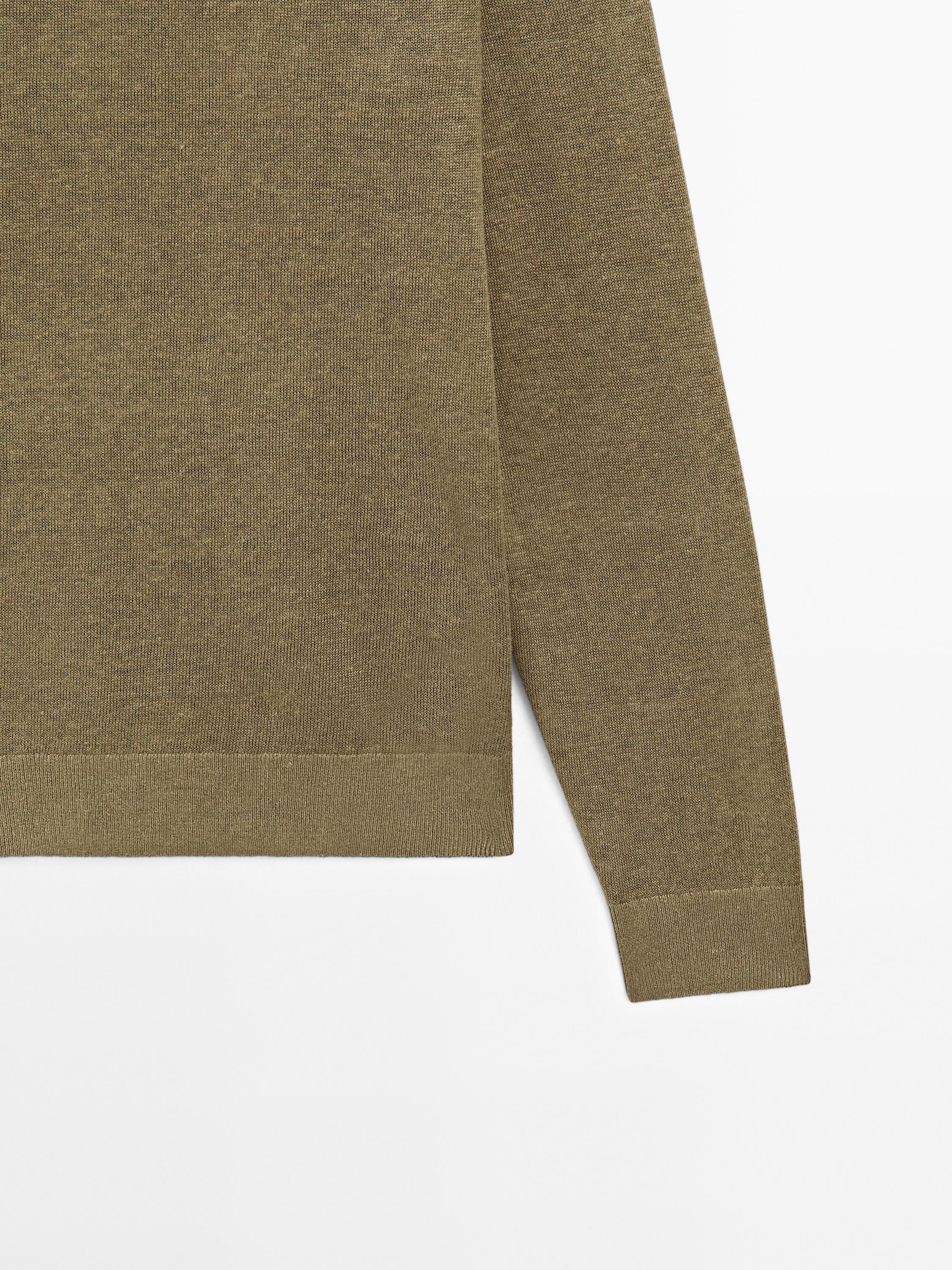 Pull en maille 100 % lin