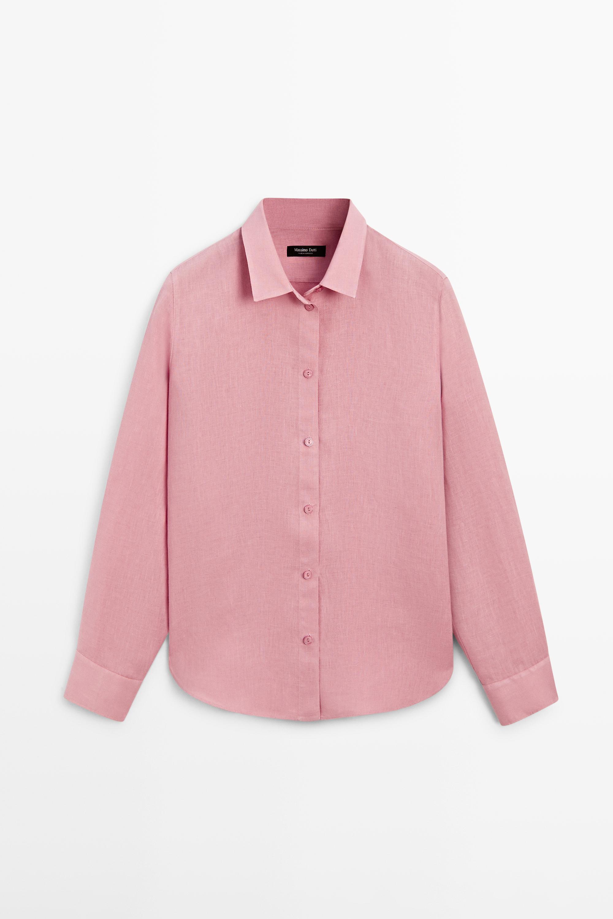 Camisa fluida 100% lino