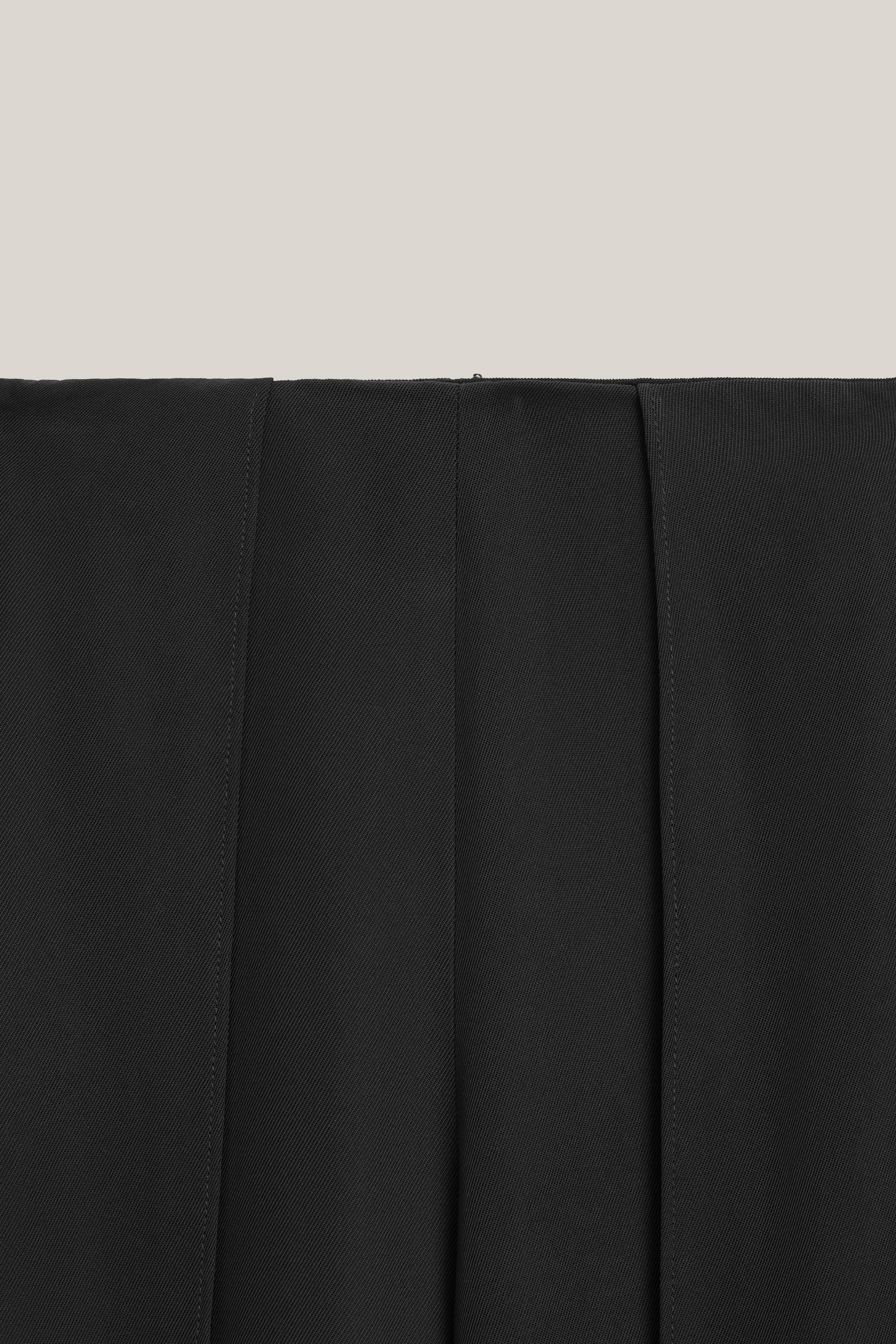 Lightweight trousers with layered detail - LIMITED EDITION — BLACK