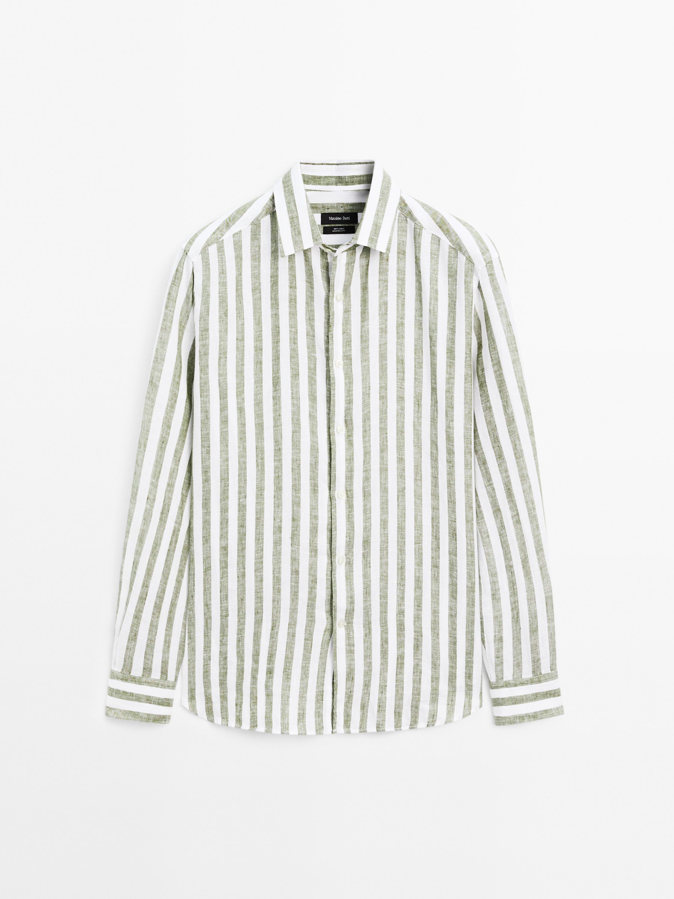 Camisa ratlles regular fit 100% lli