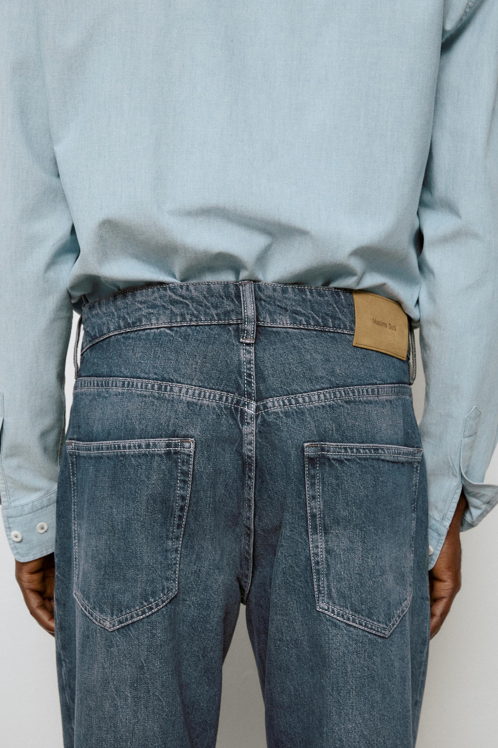 Tapered fit jeans — FADED BLUE