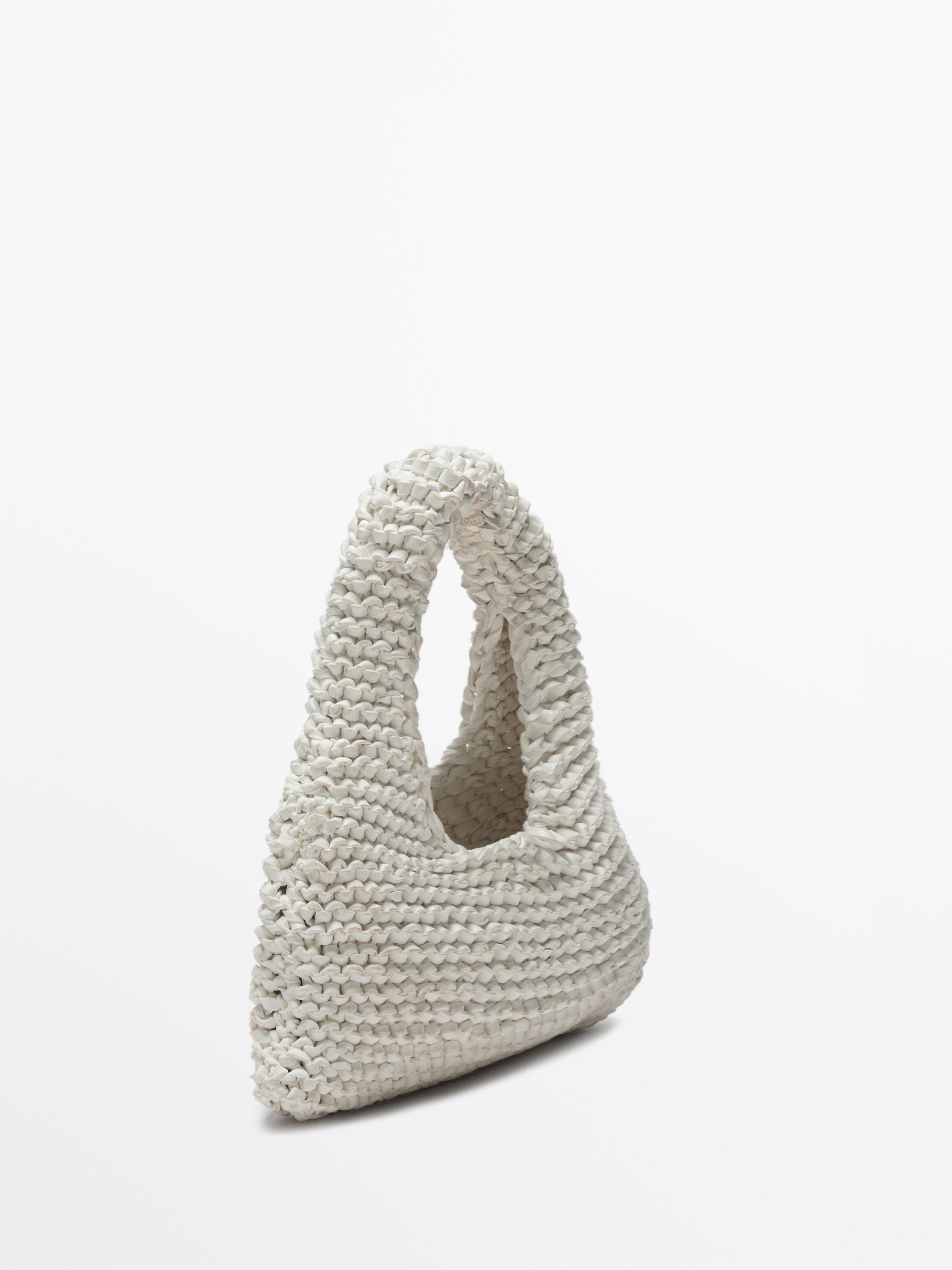 Mini split suede crochet bag - Limited Edition