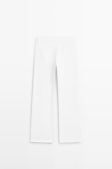 High-waist wide-leg jeans — Off white 6