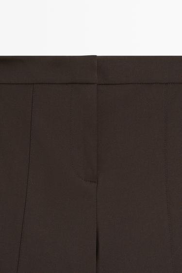 Skinny fit pants with zip hem - LIMITED EDITION — BROWN 6