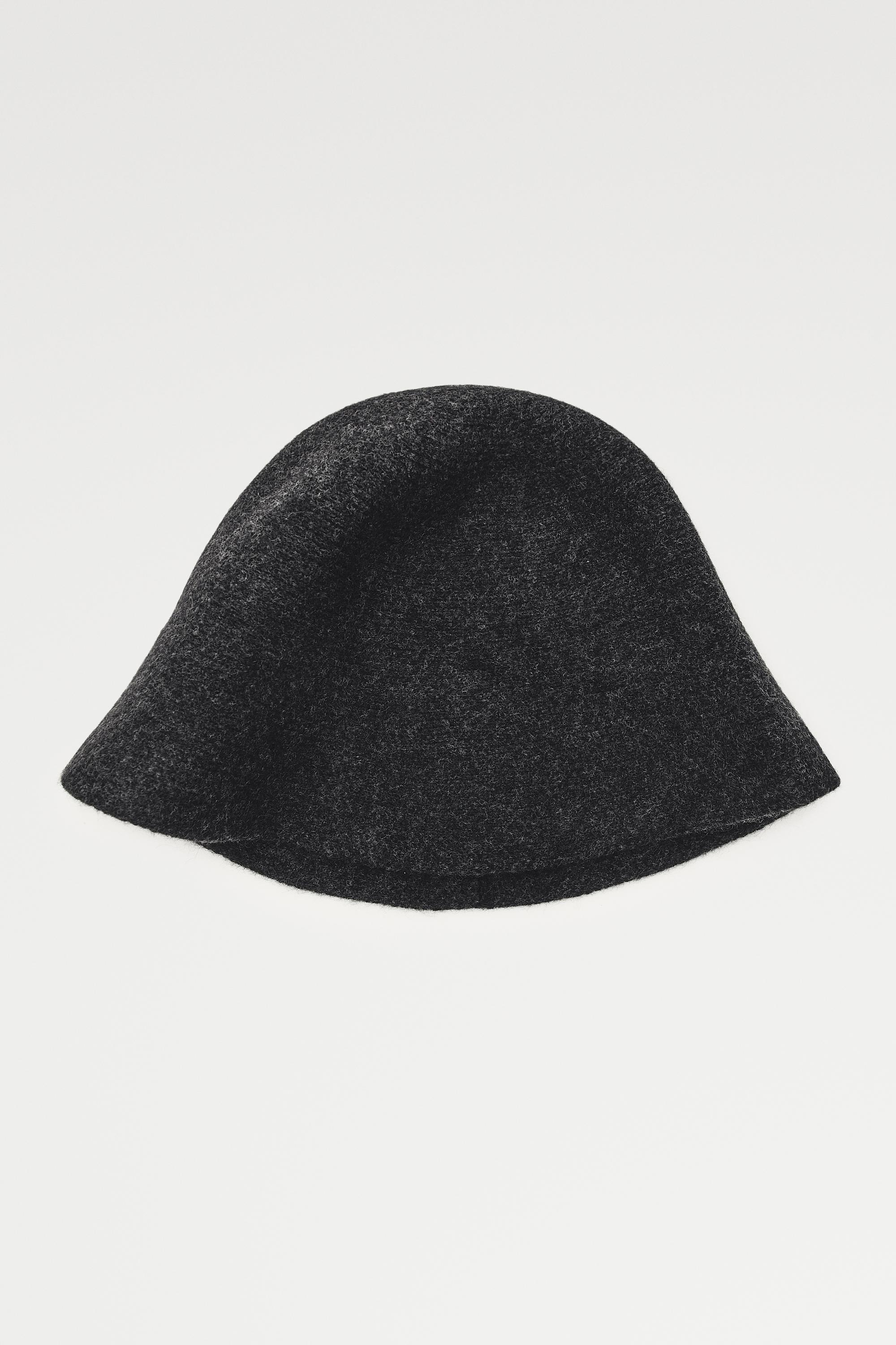 Knit bucket hat — ANTHRACITE GREY