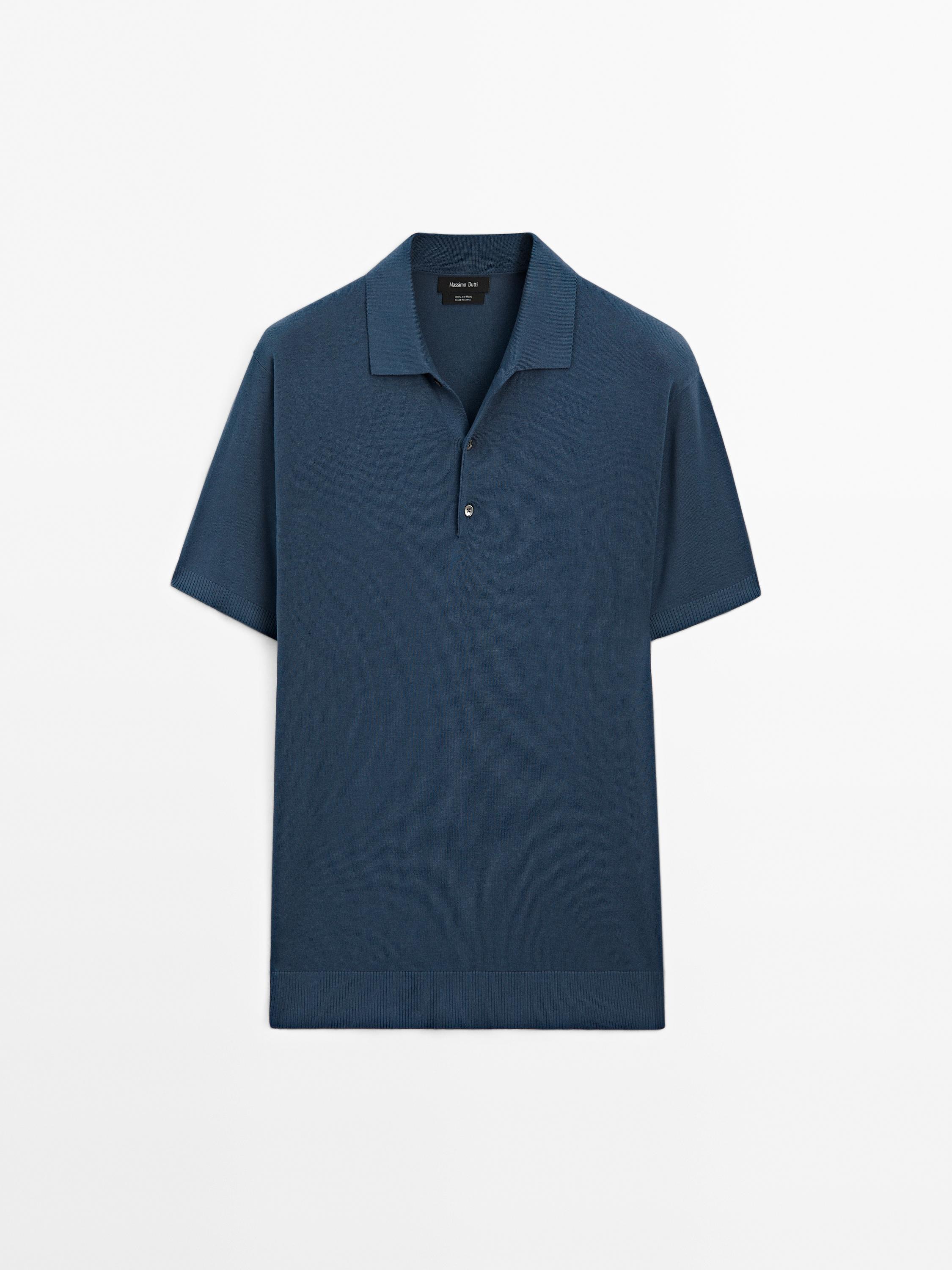 Polo en maille à manches courtes