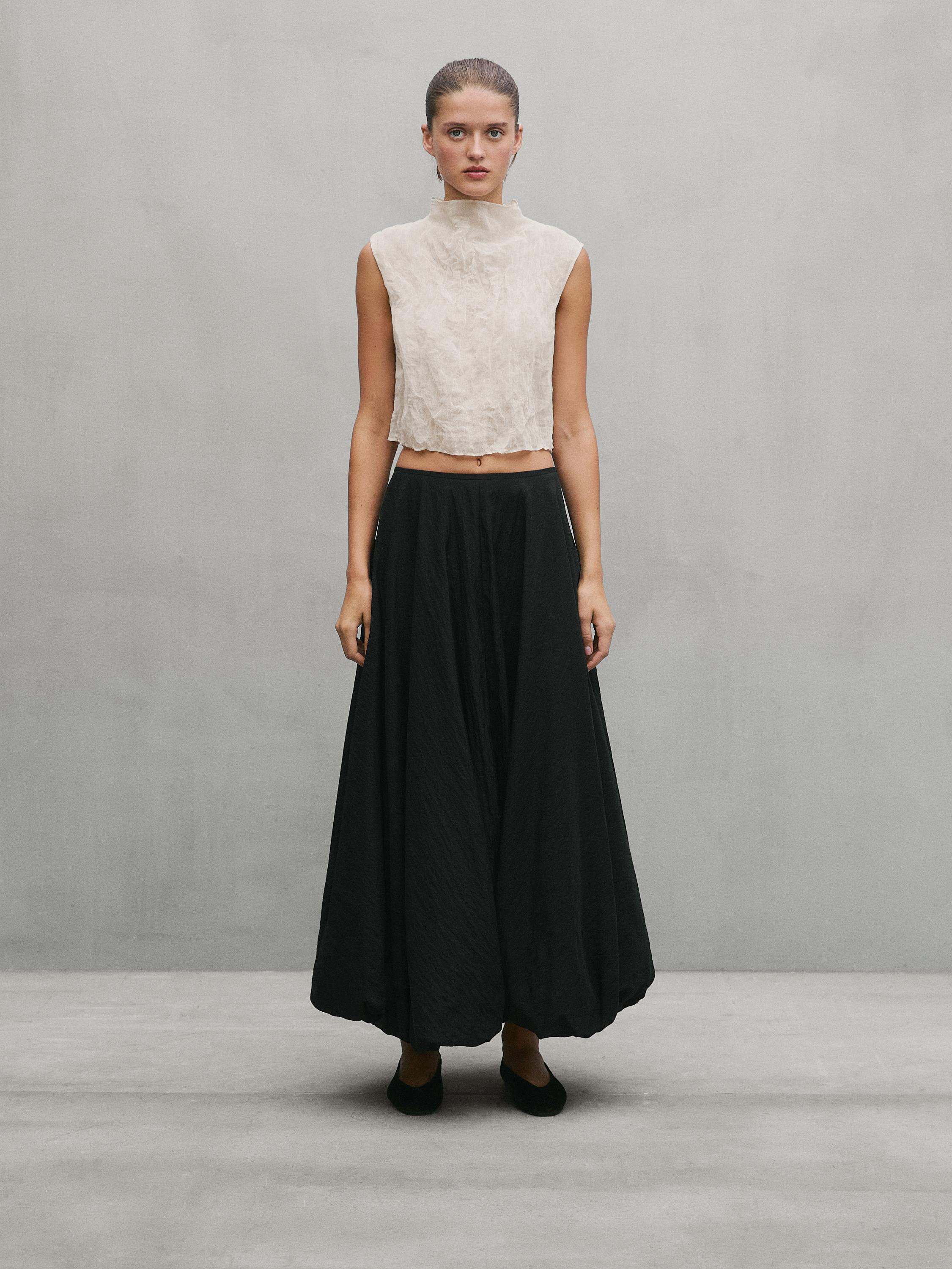 Voluminous midi skirt - Studio