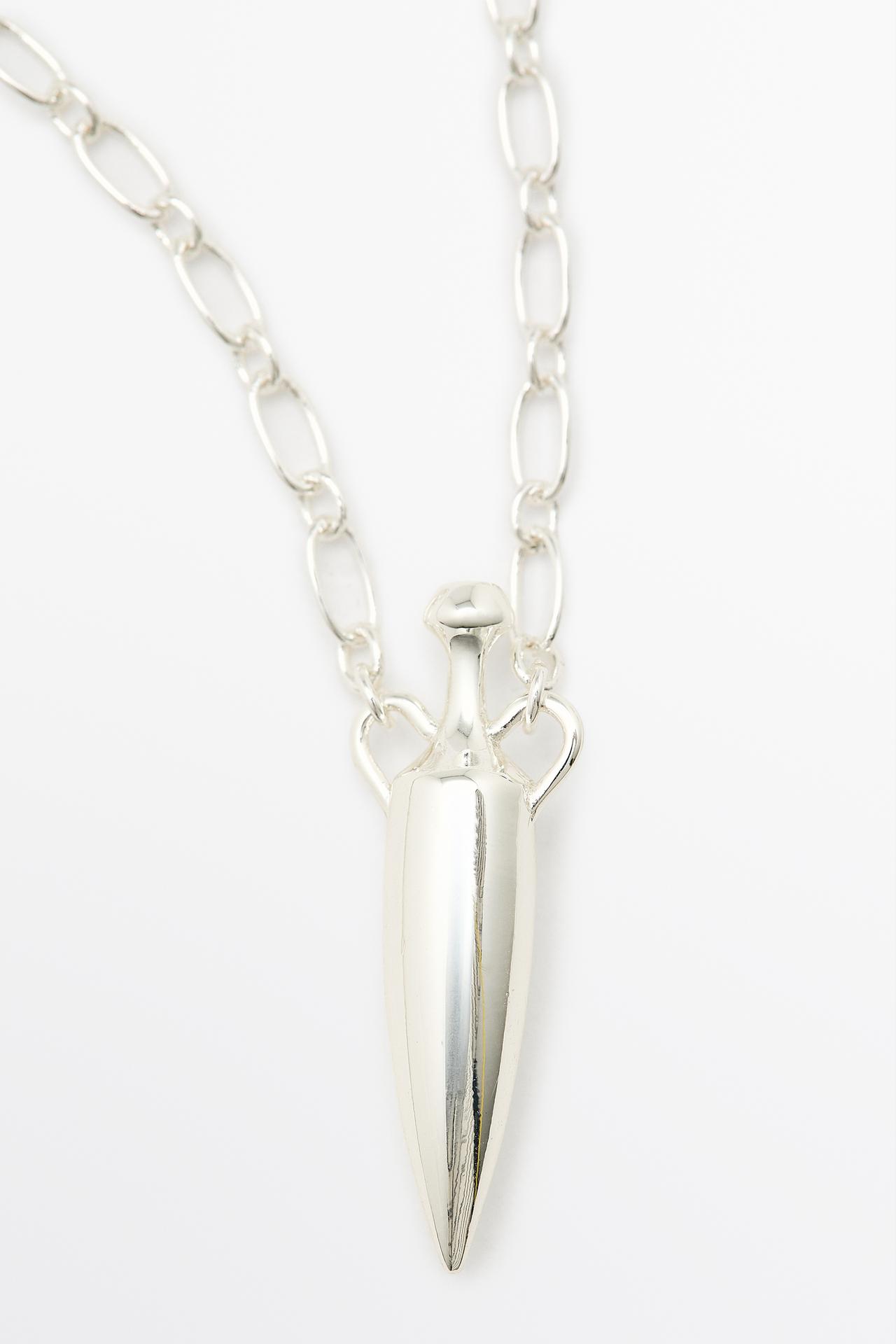 Amphora pendant necklace — SILVER