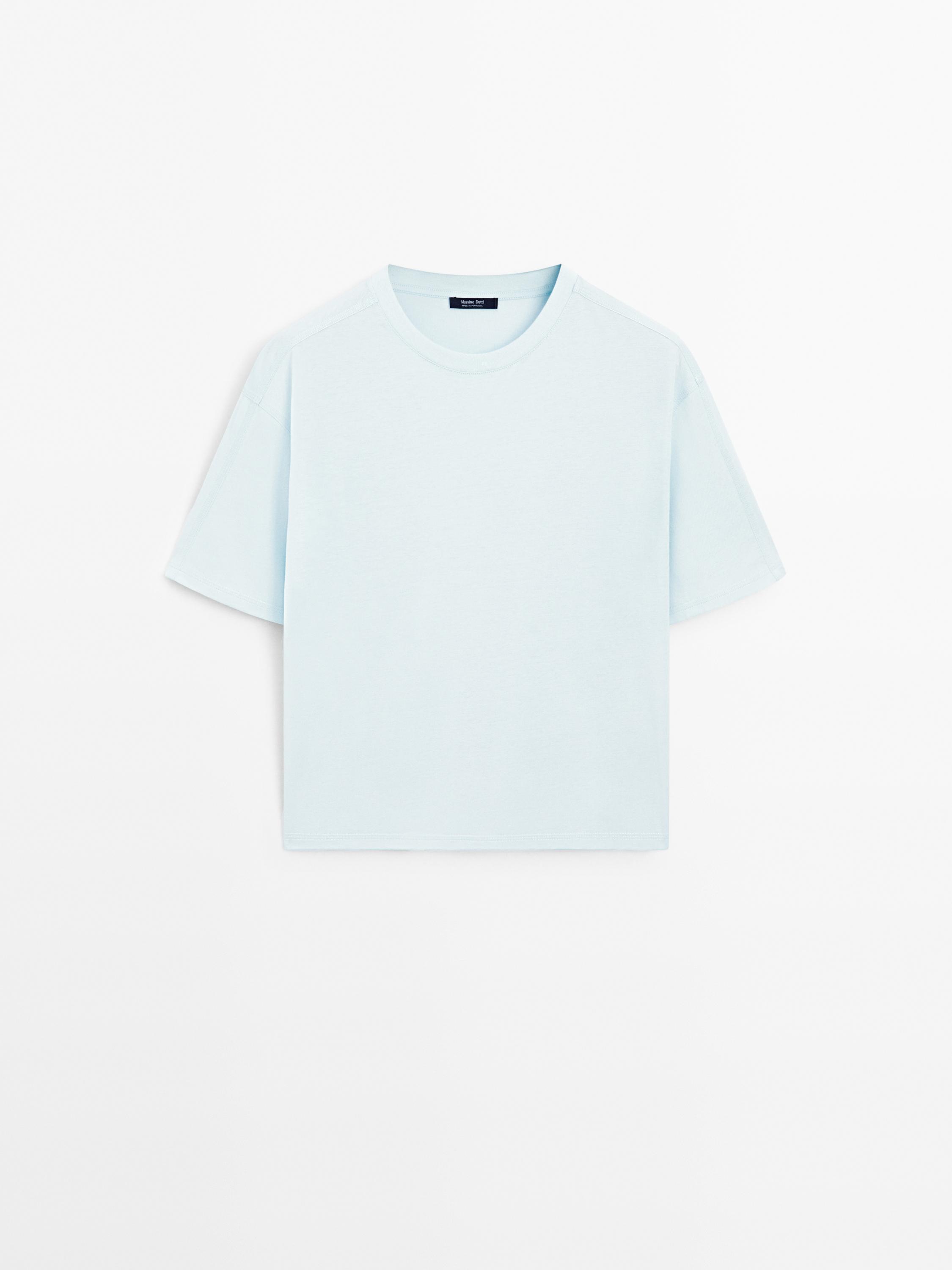 T-shirt oversize couture apparente