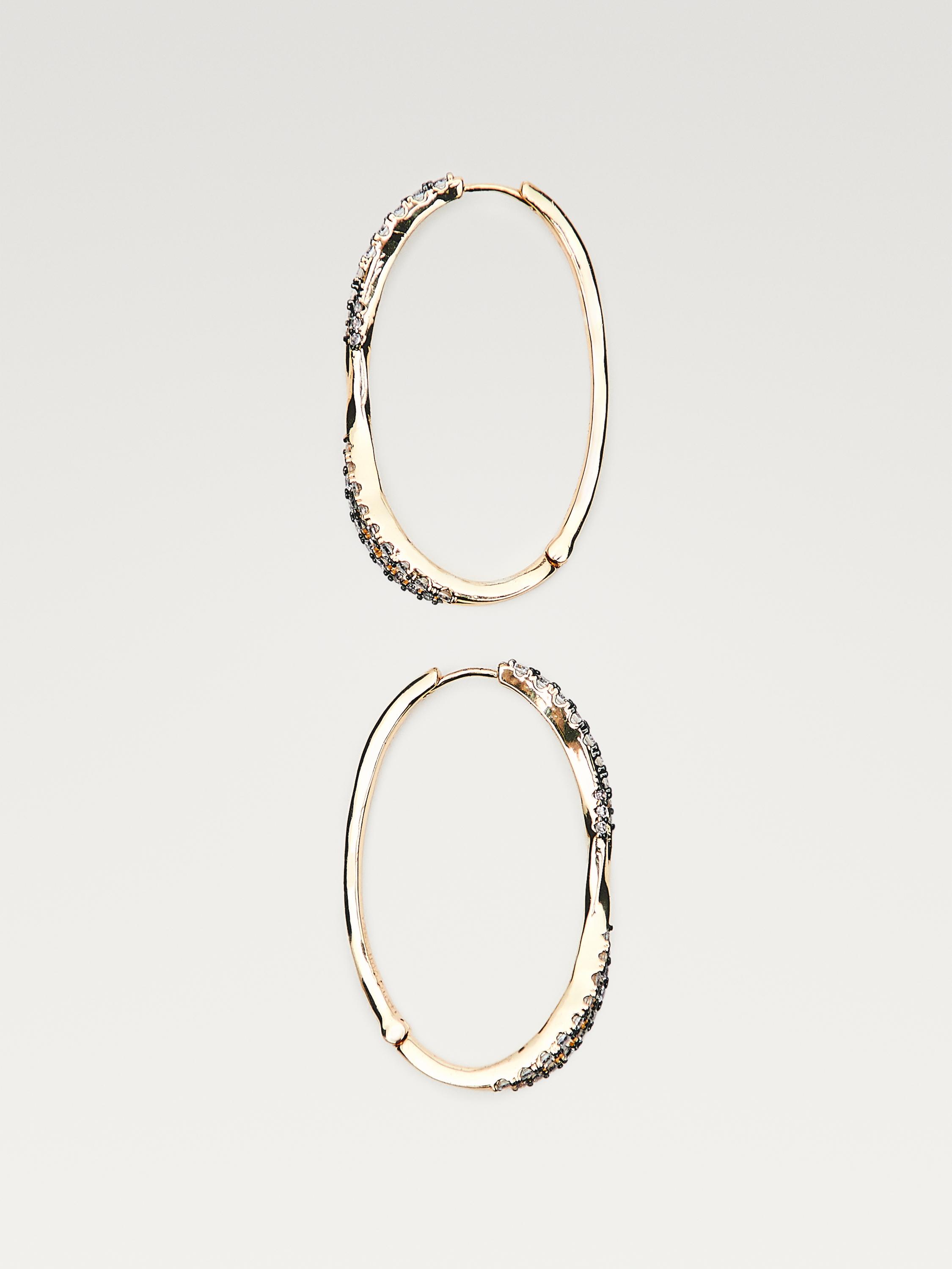 Серьги со стразами