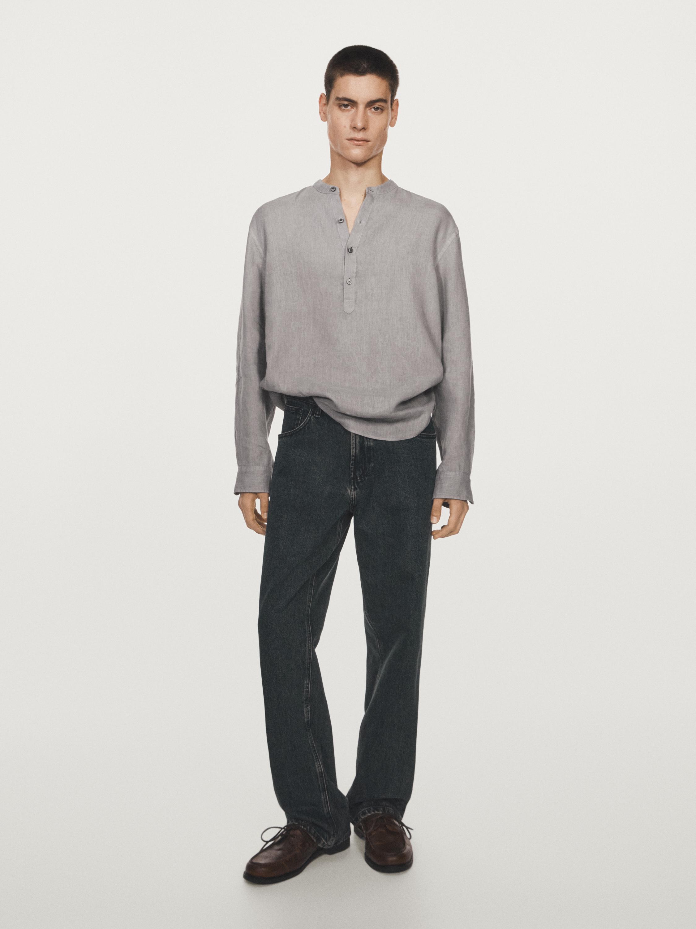 قميص كتان 100%