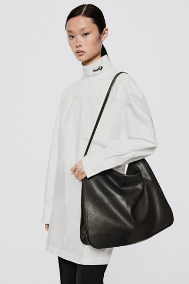 Oversize poplin high-neck shirt - LIMITED EDITION — WHITE 3
