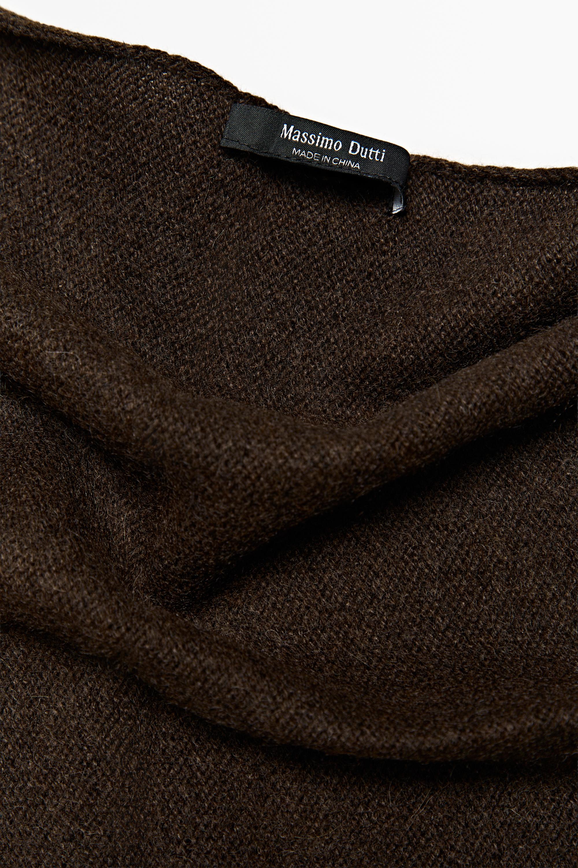 100% Cashmere Bandana — BROWN