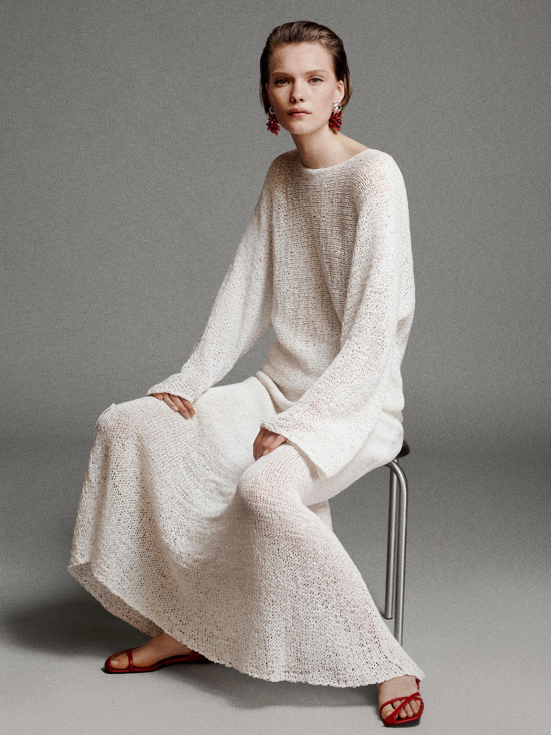 Pulover s balon rukavima s mašnama