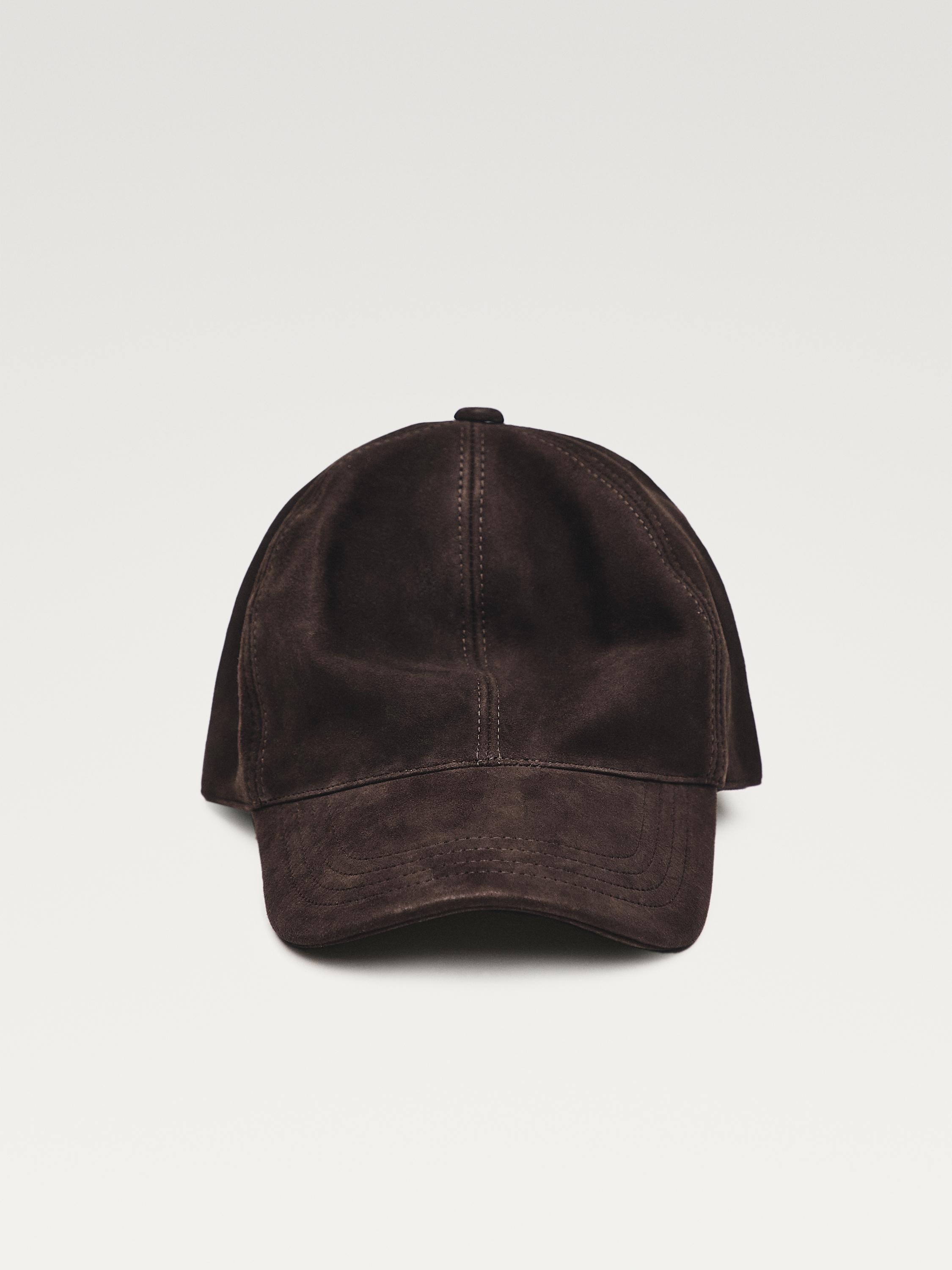 Замшева кепка