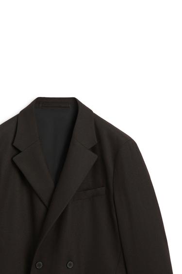 Wool blend flannel suit blazer - LIMITED EDITION — BROWN 6
