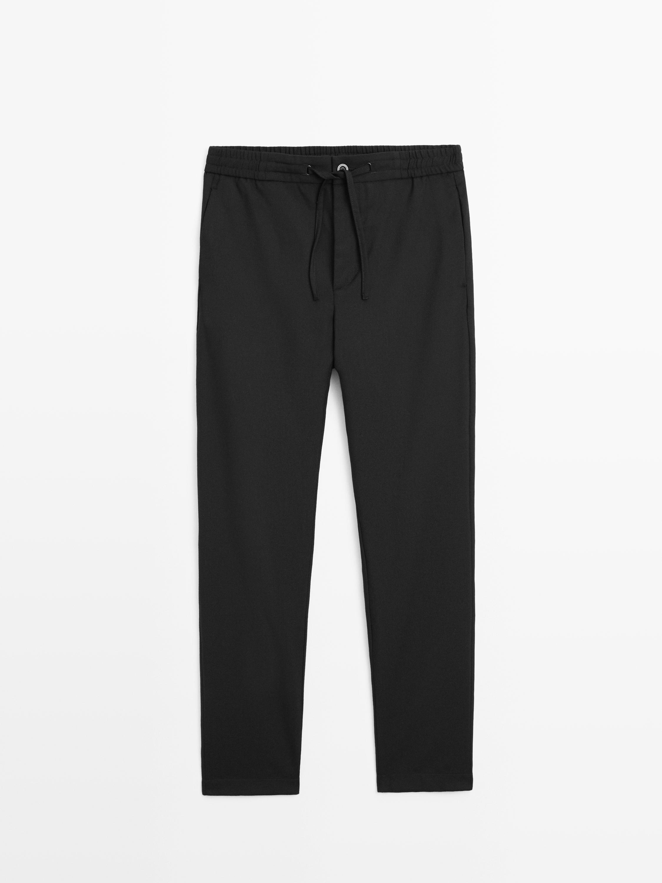 Pantalón jogger fit 100 % algodón