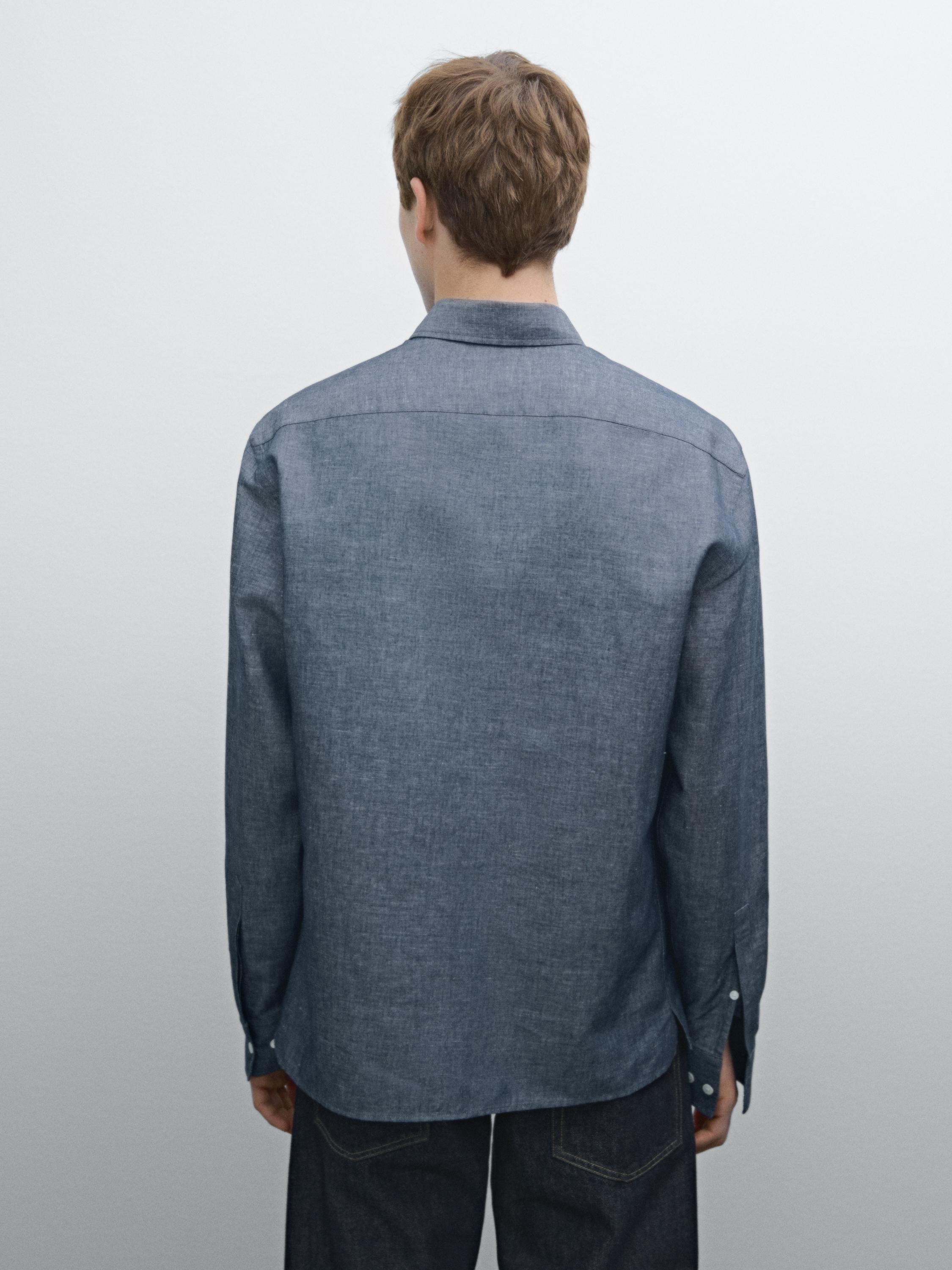 Camisa denim regular fit