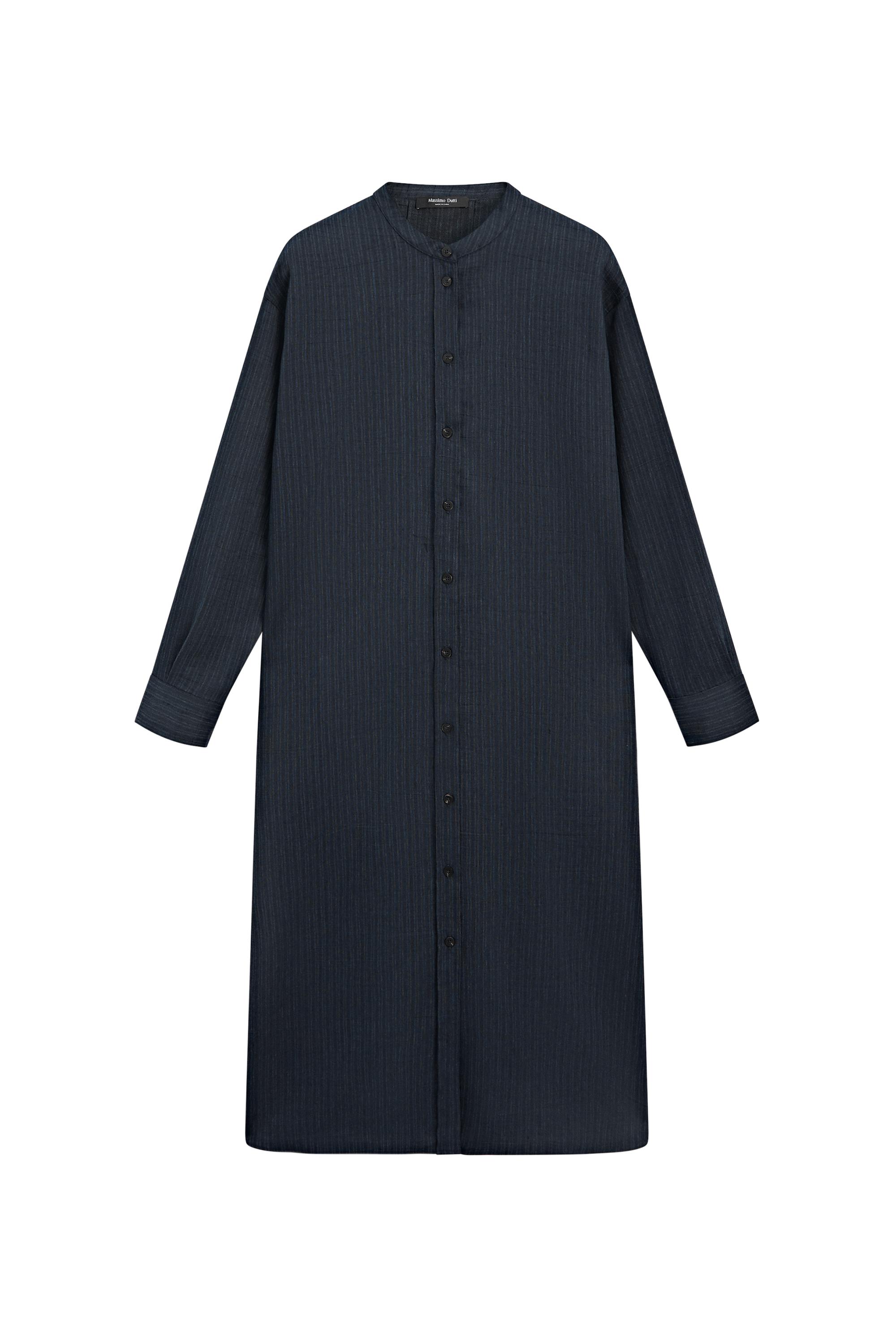 massimo dutti box pleat shirt dress Massimo Dutti