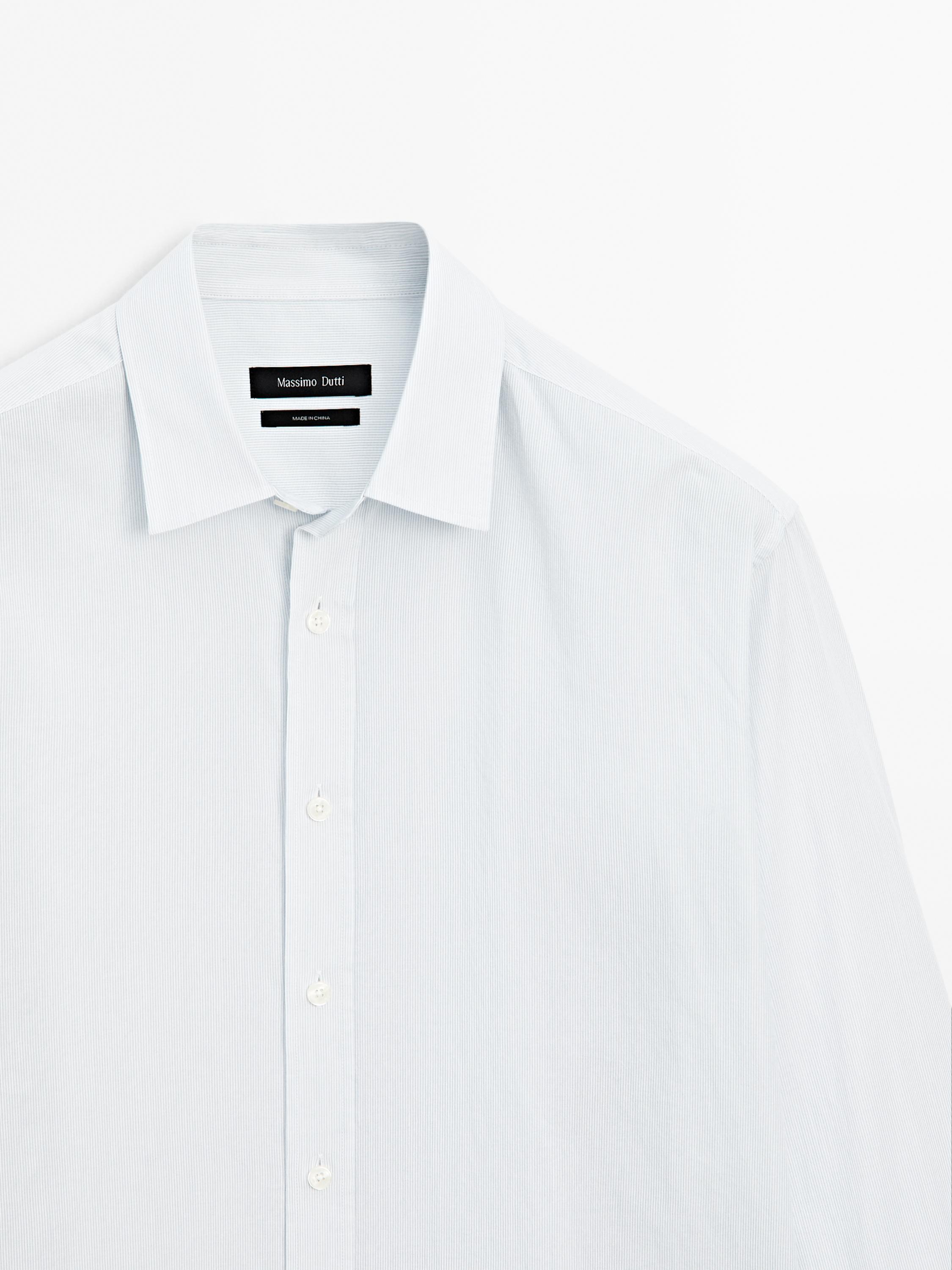 Regular fit striped shirt