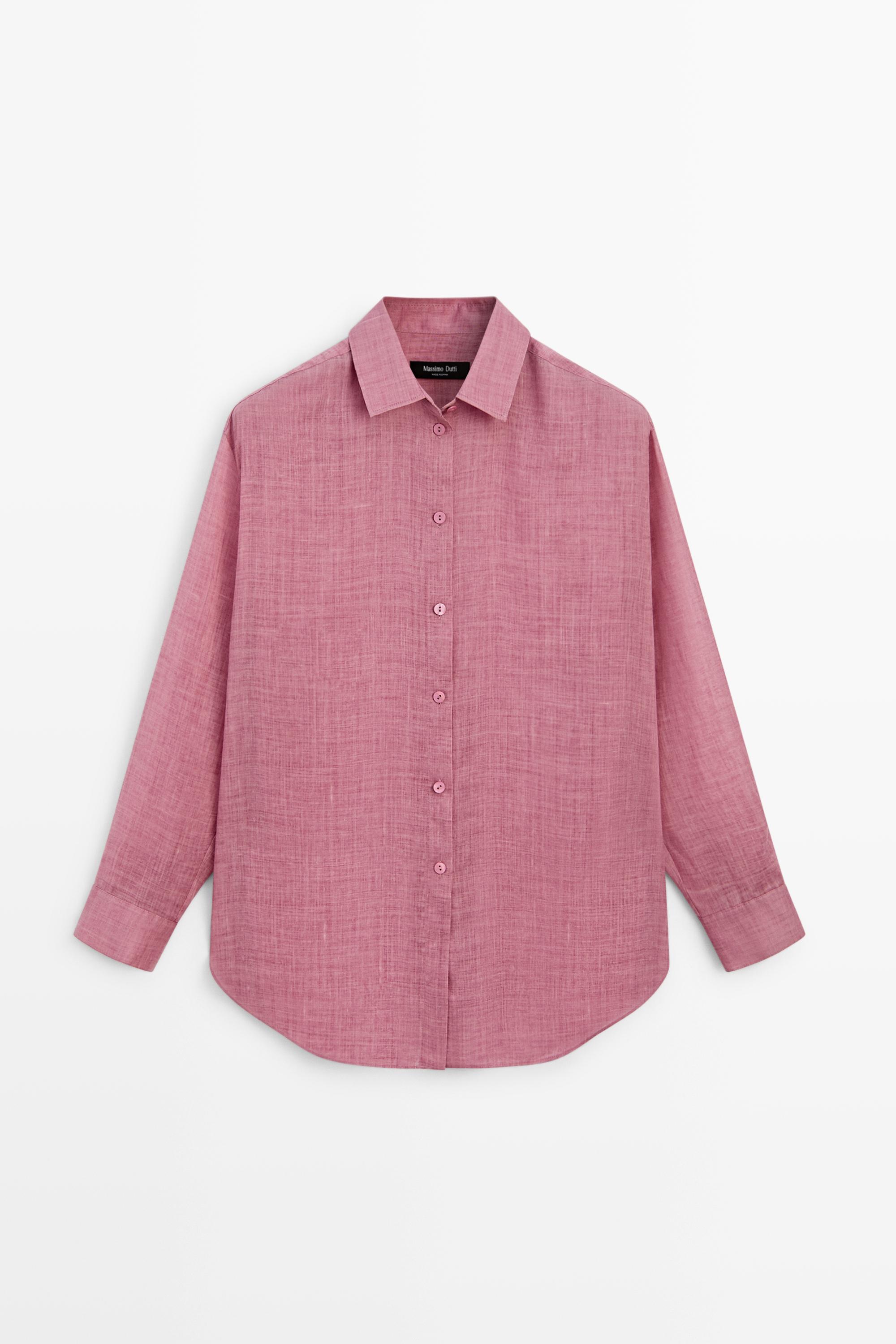 Camicia morbida in ramiè