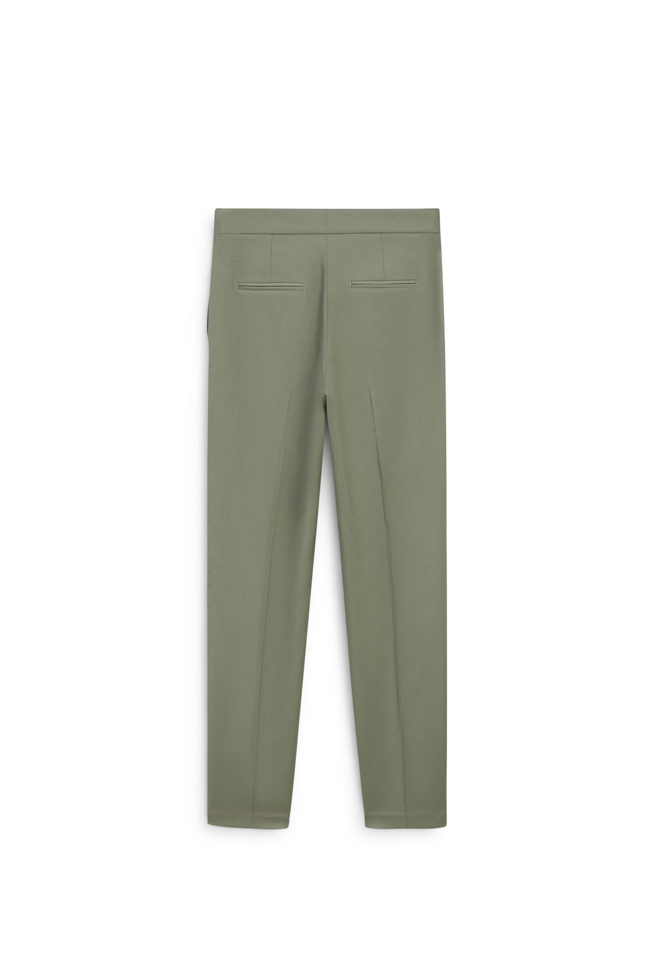 Slim fit suit pants - LIMITED EDITION — Green-grey