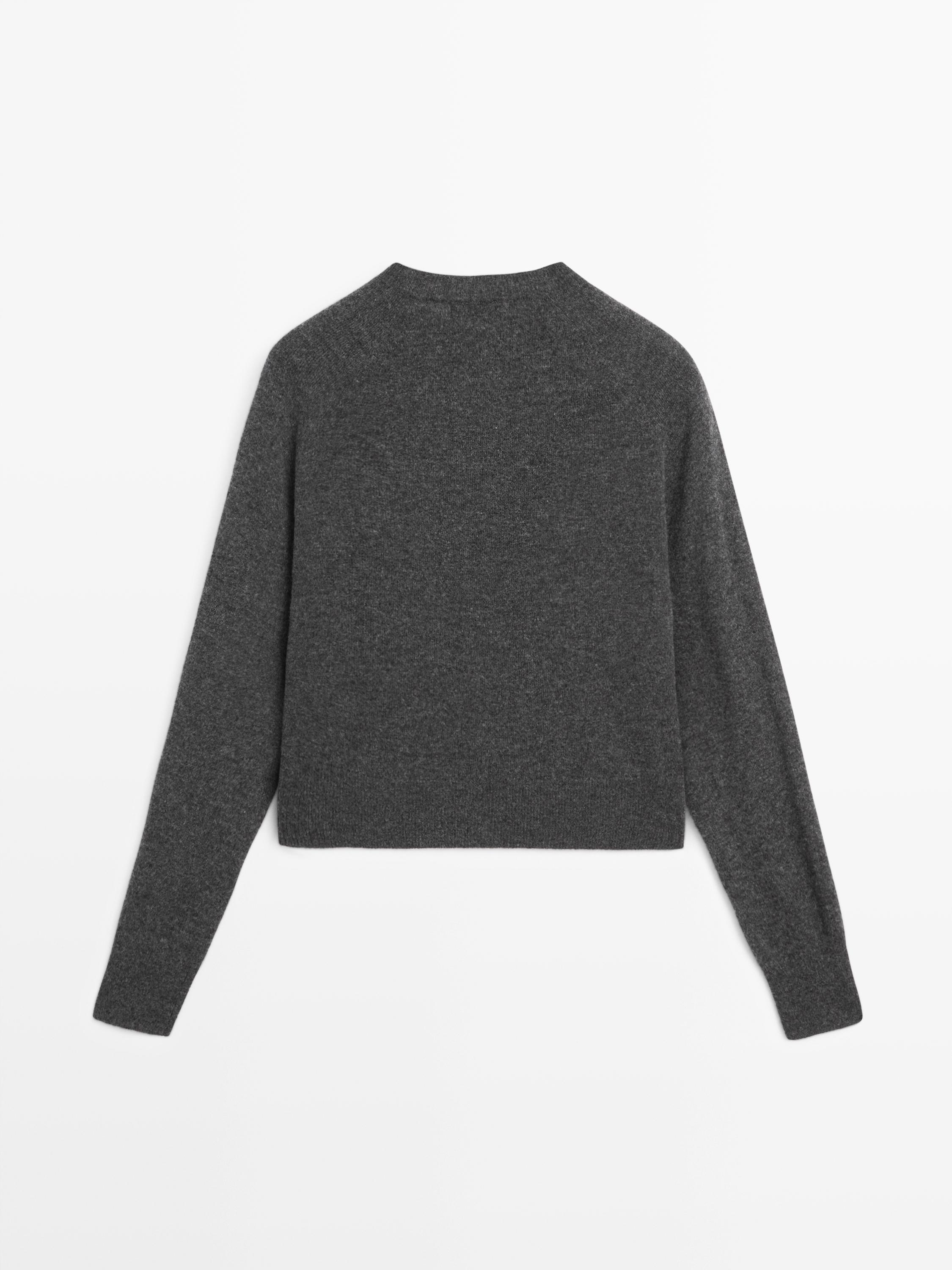 Pletený kardigán s raglánovými rukávmi