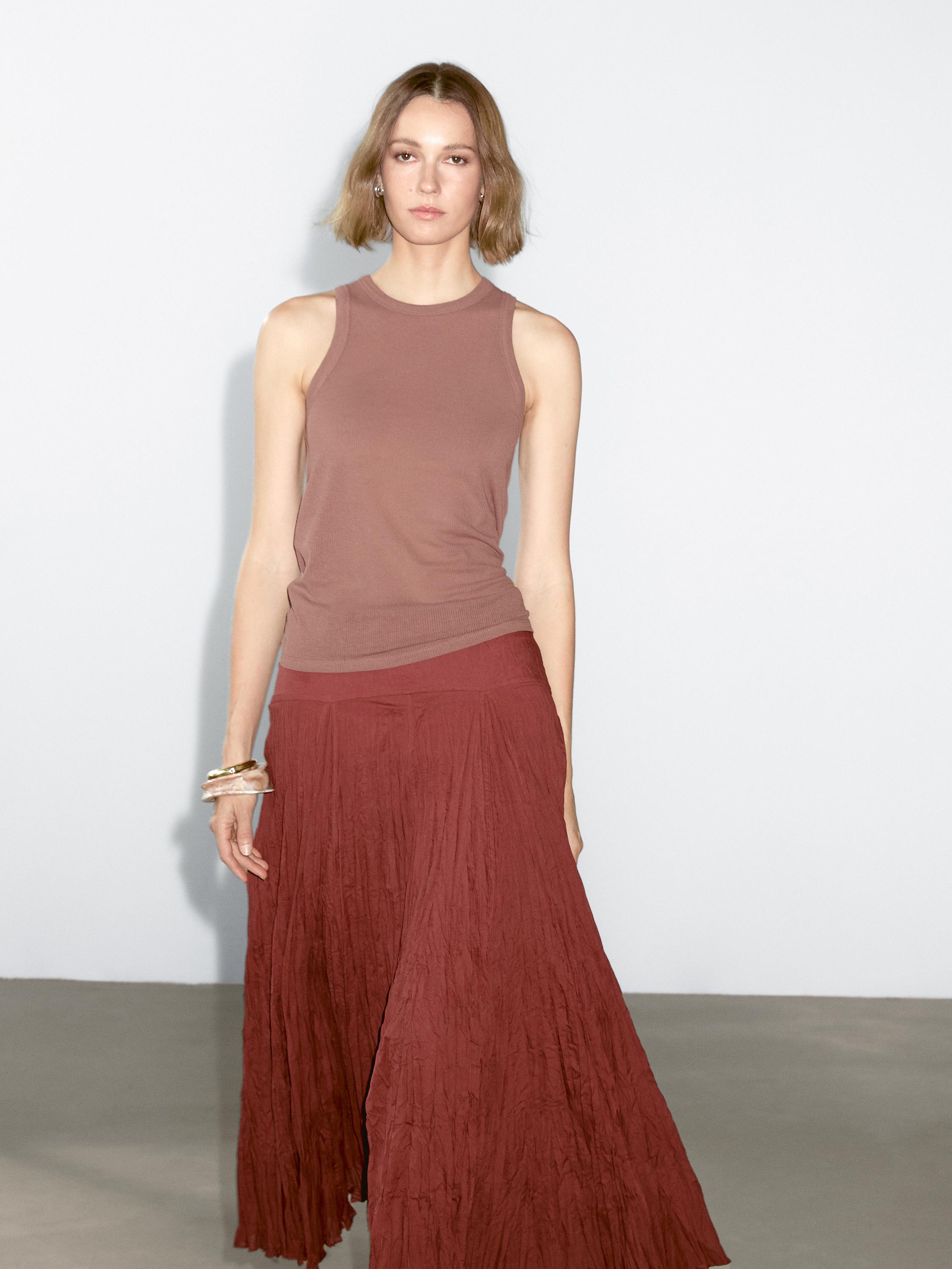 100% cotton halter top