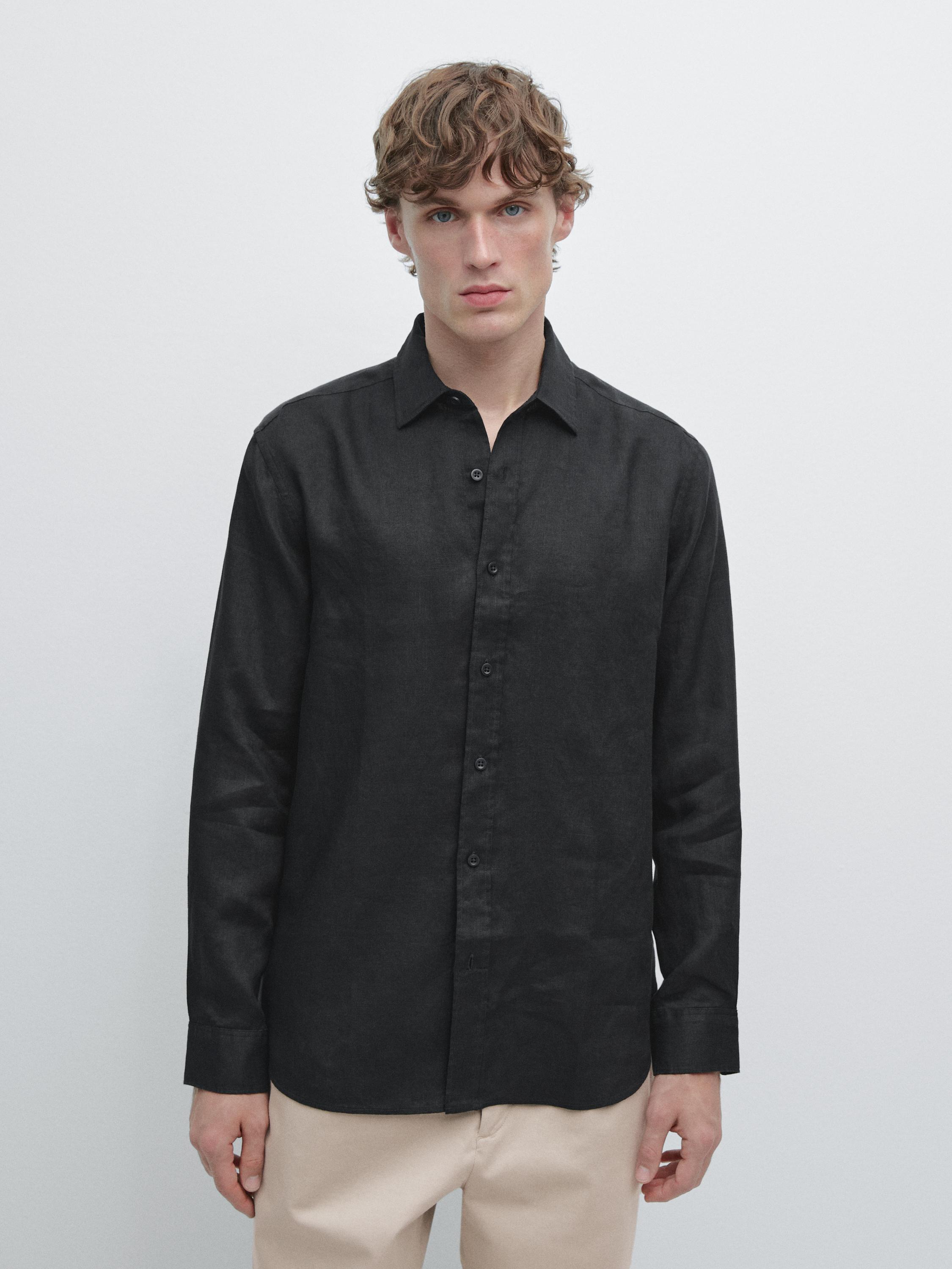 Hemd Slim-Fit 100 % Leinen