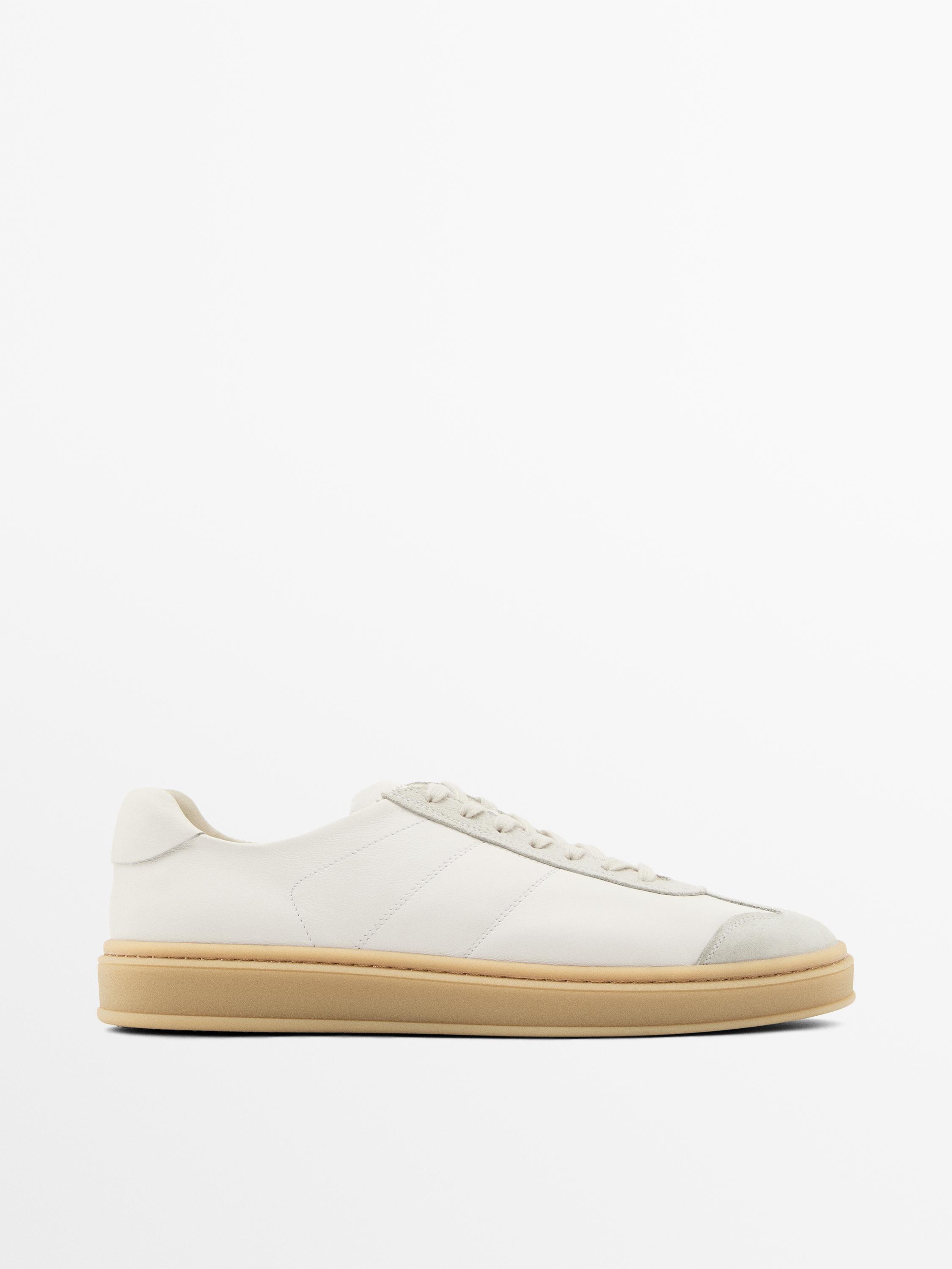 Deportivo piel combinado
