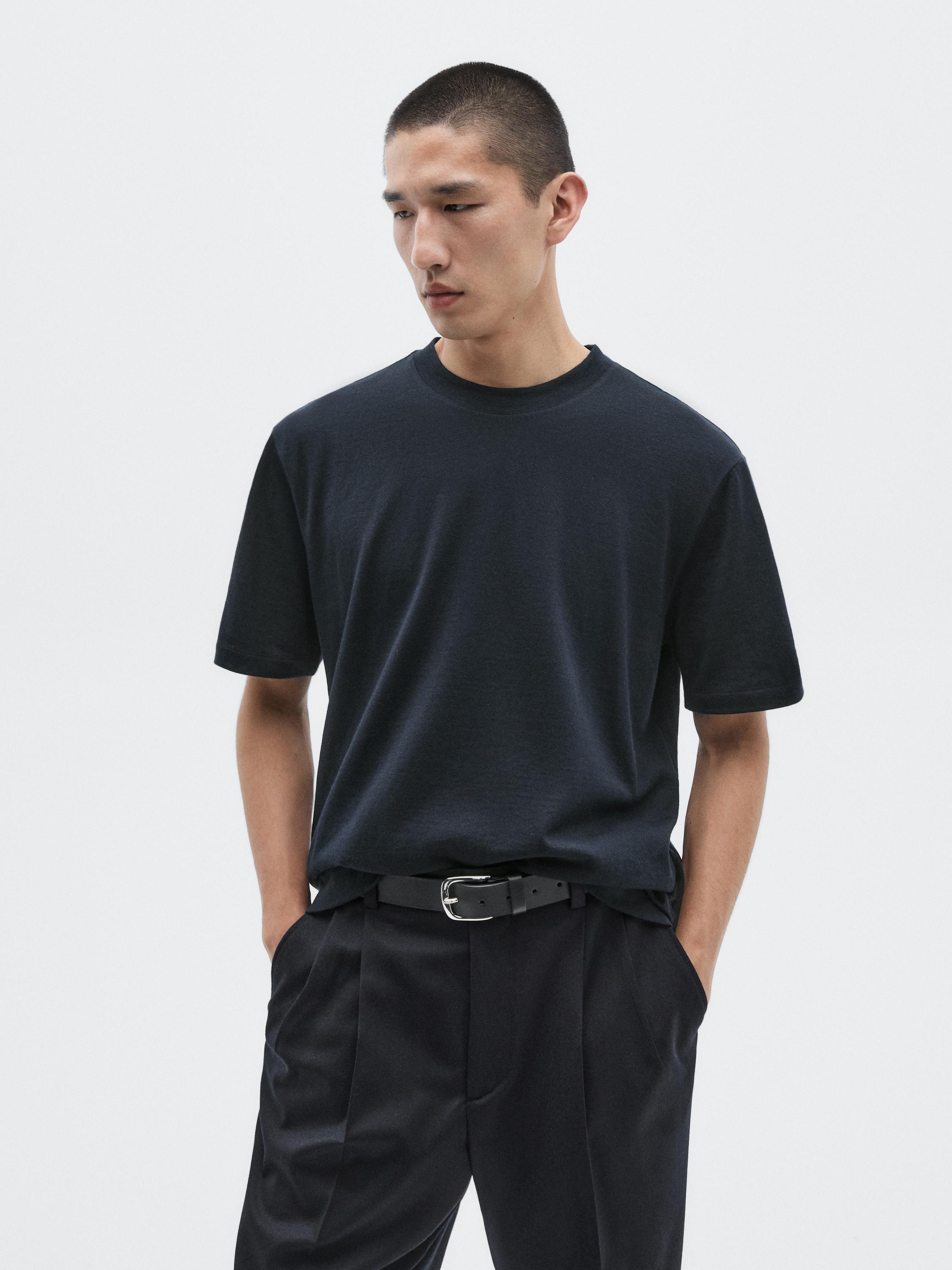 Short sleeve cotton blend T-shirt - LIMITED