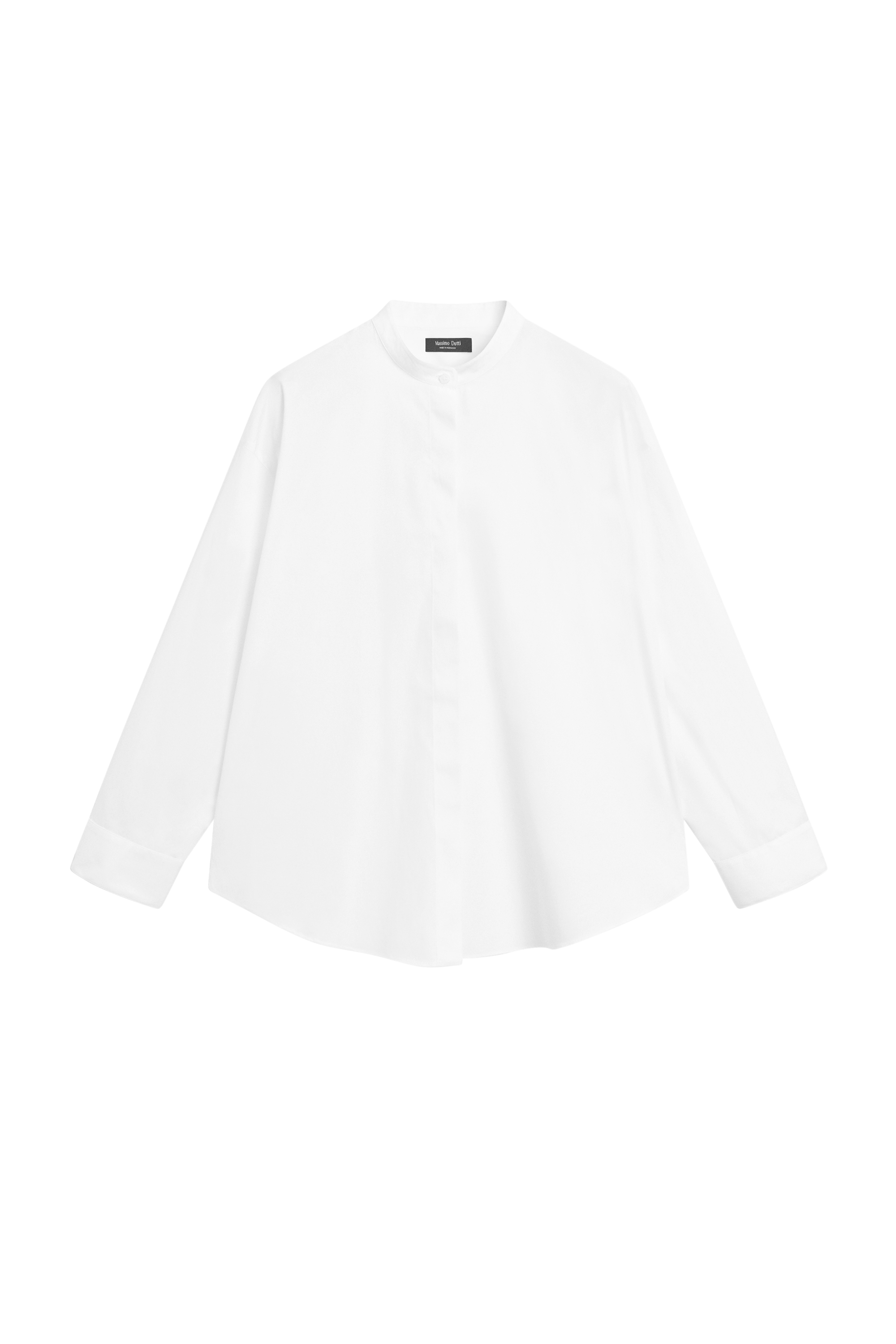 Massimo Dutti Hakim yaka poplin gömlek görsel 7