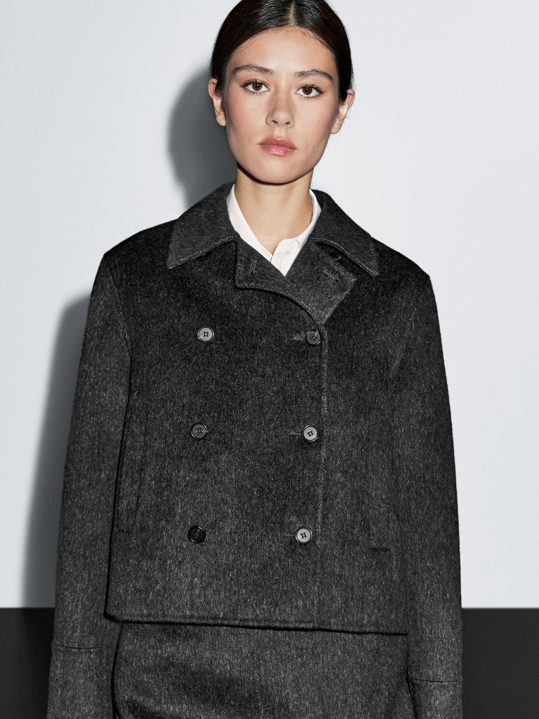 Short faux fur coat